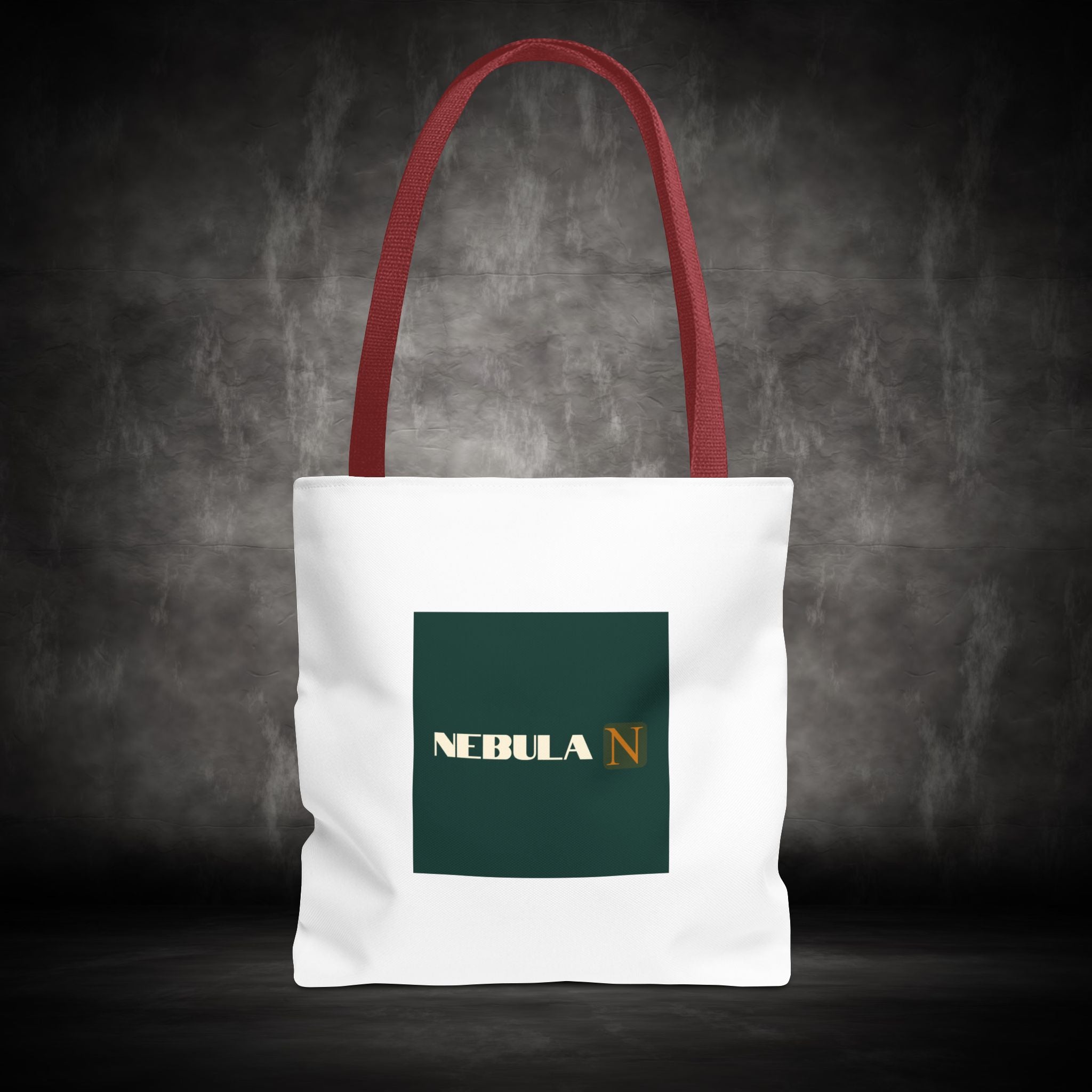 Nebula Line Tote Bag — Green Square Monogram Eco Tote