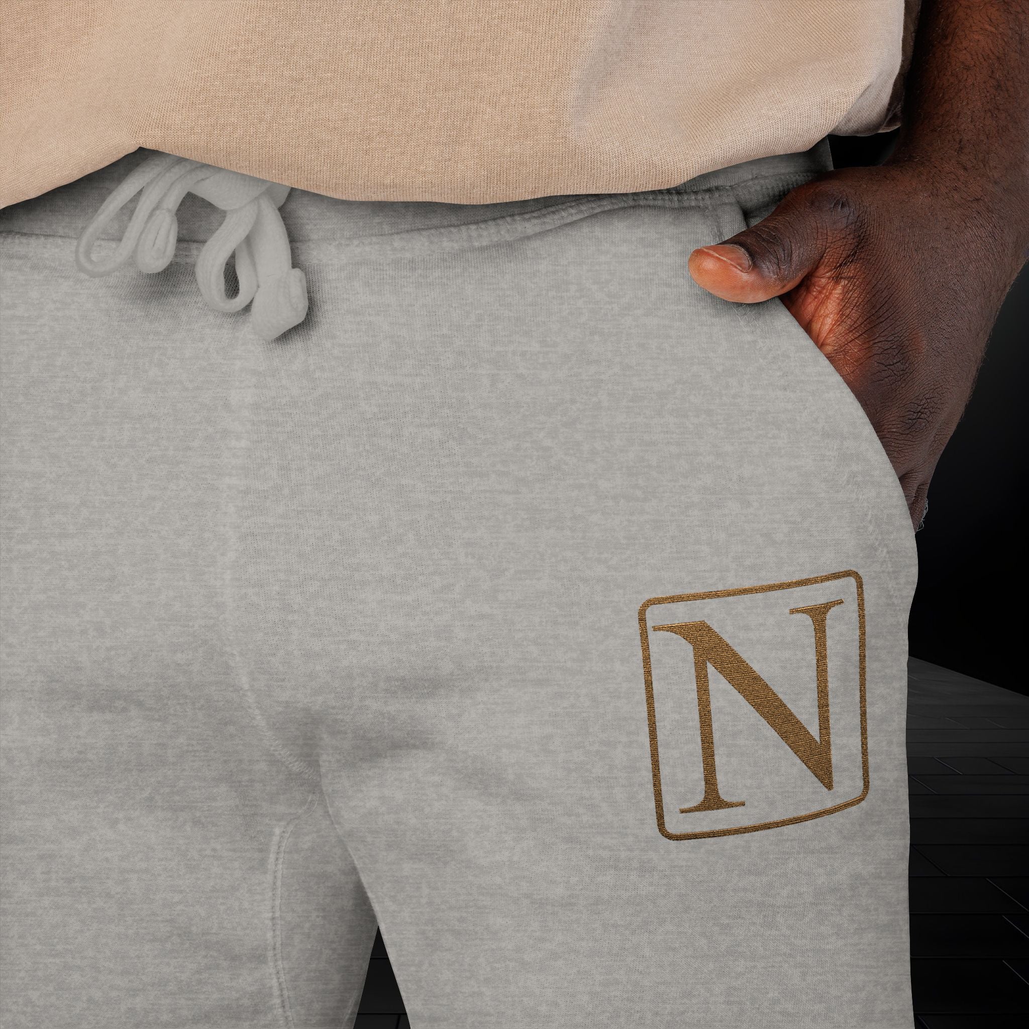 Nebula Line Limited Edition Embroidered Fleece Sweatpants Joggers