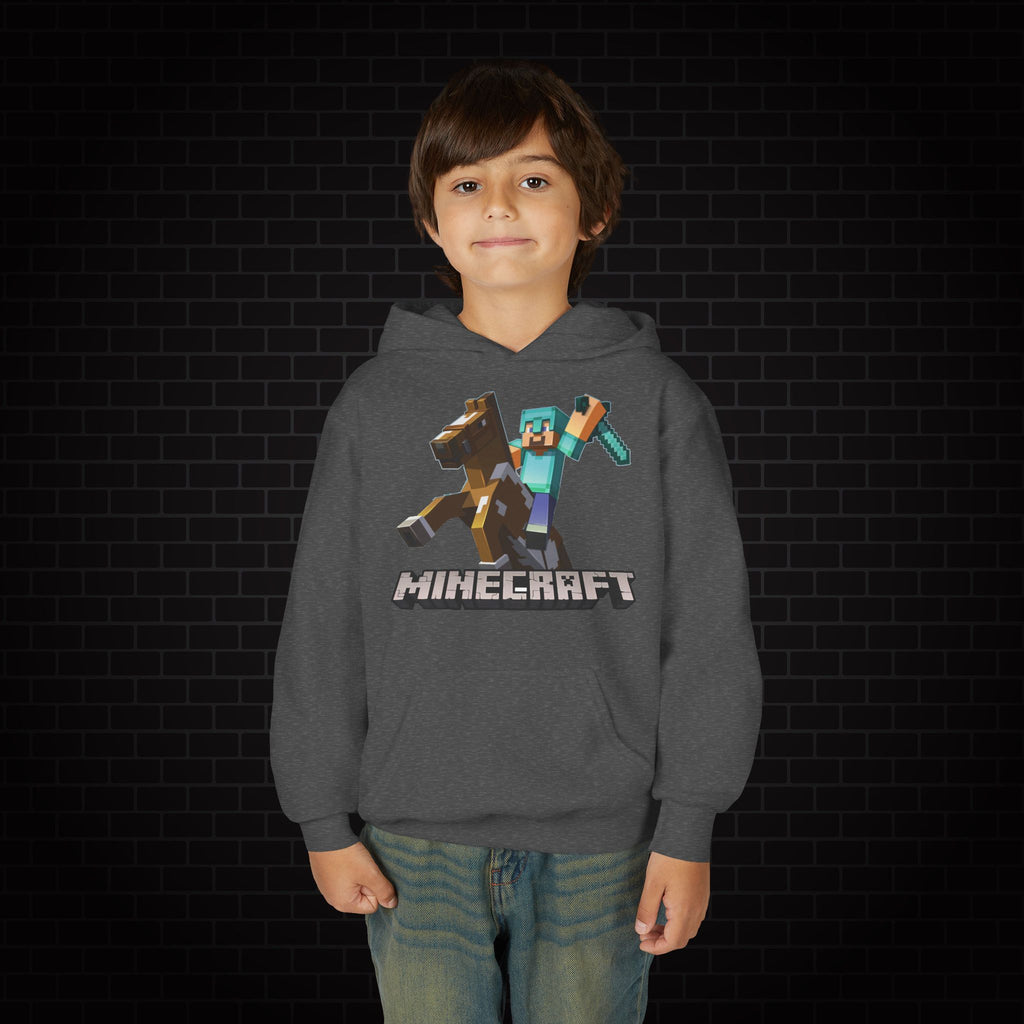 Youth Hoodie - Minecraft Kids Gaming Sweatshirt