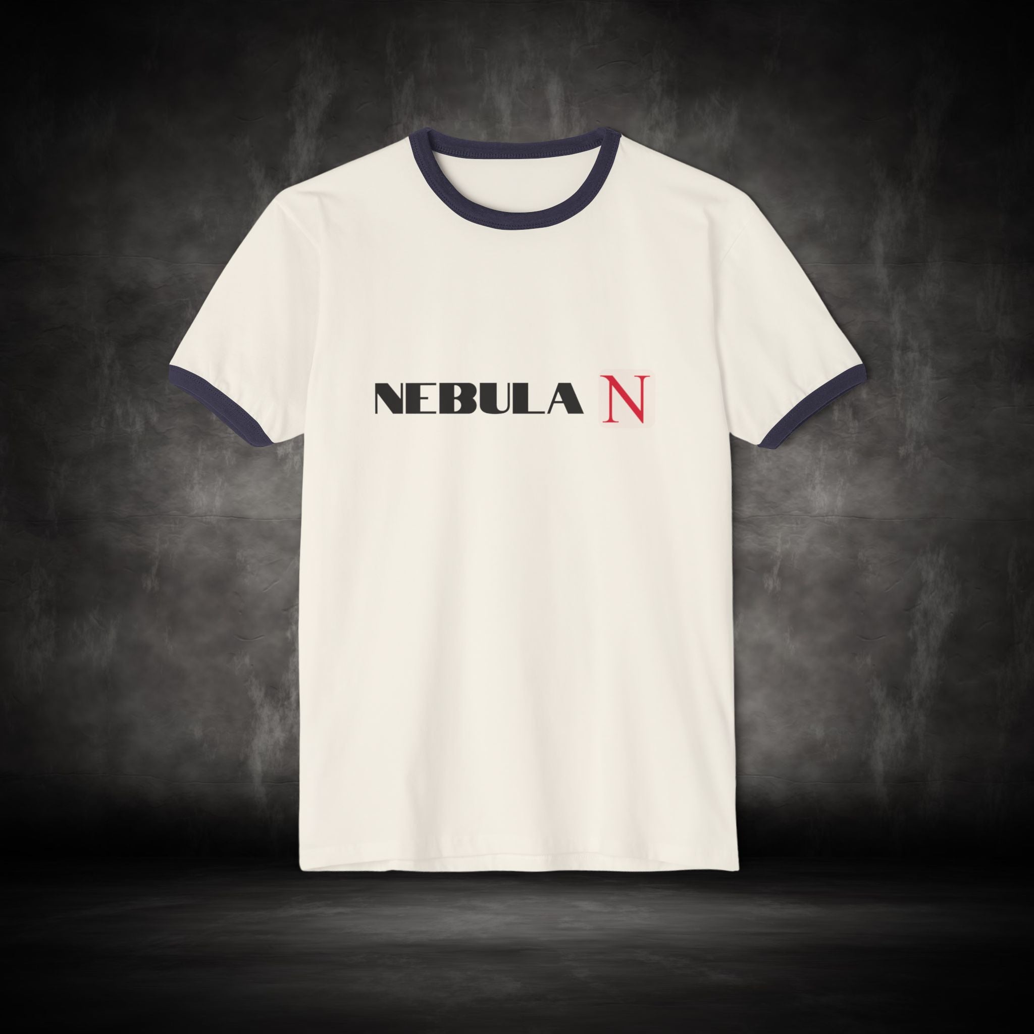 Nebula Line Retro Ringer Crewneck T-Shirt
