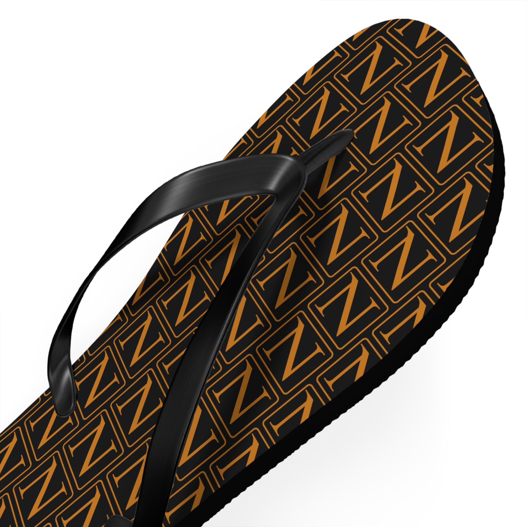 Nebula Line Limited Edition Black and Gold Flip Flops