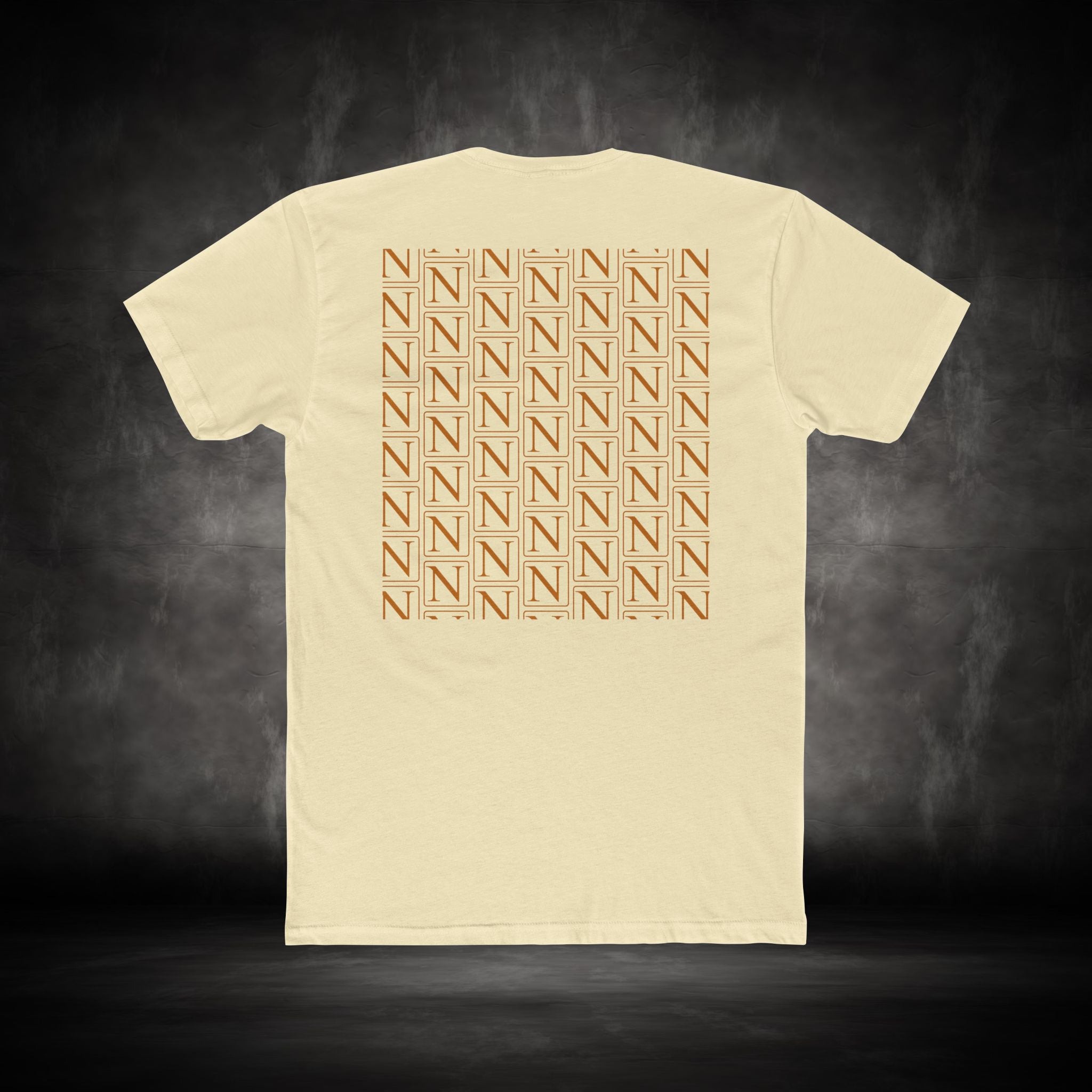 Nebula Line Minimalist Designer Cotton Crew T-Shirt