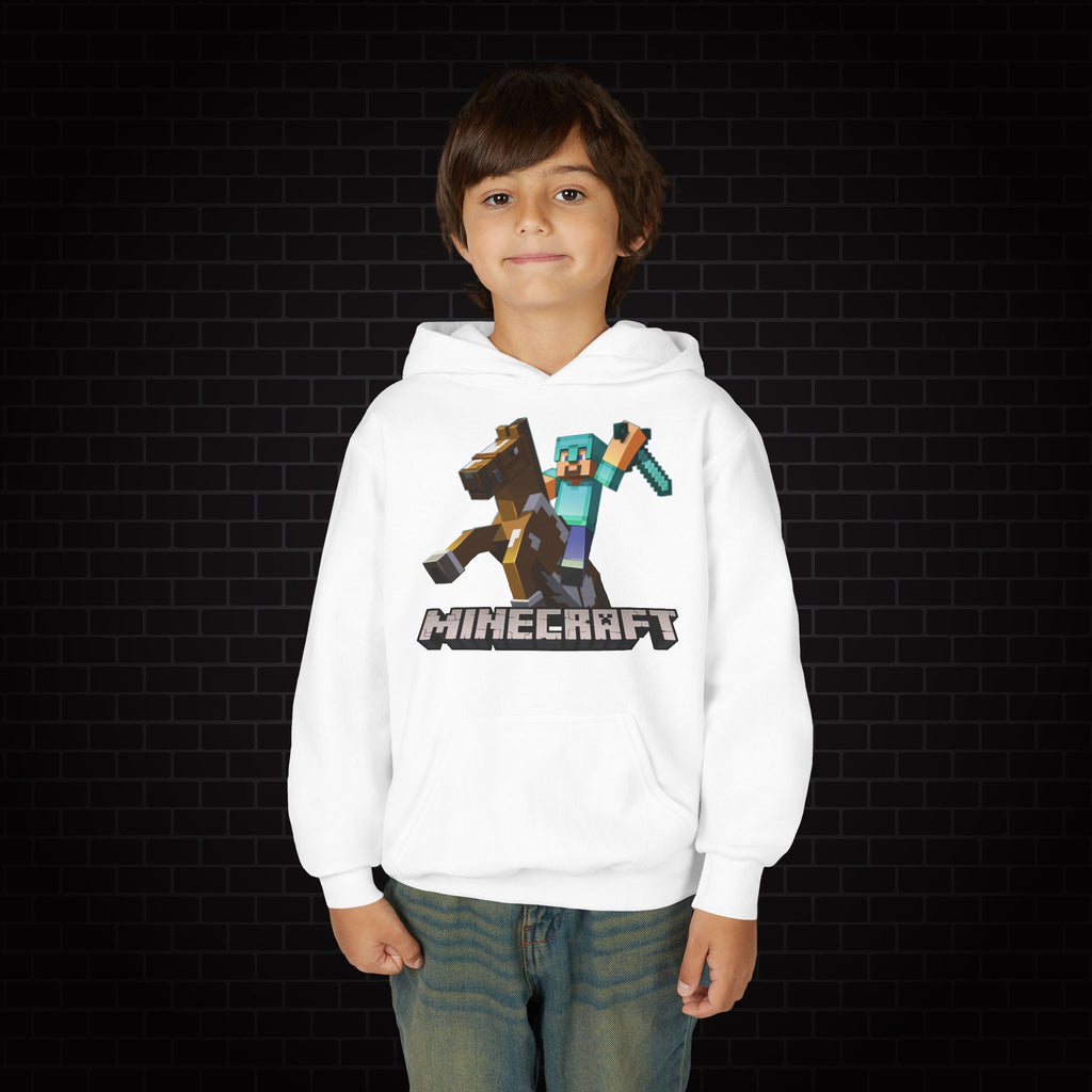 Youth Hoodie - Minecraft Kids Gaming Sweatshirt