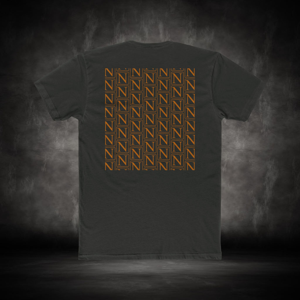 Nebula Line Minimalist Designer Cotton Crew T-Shirt