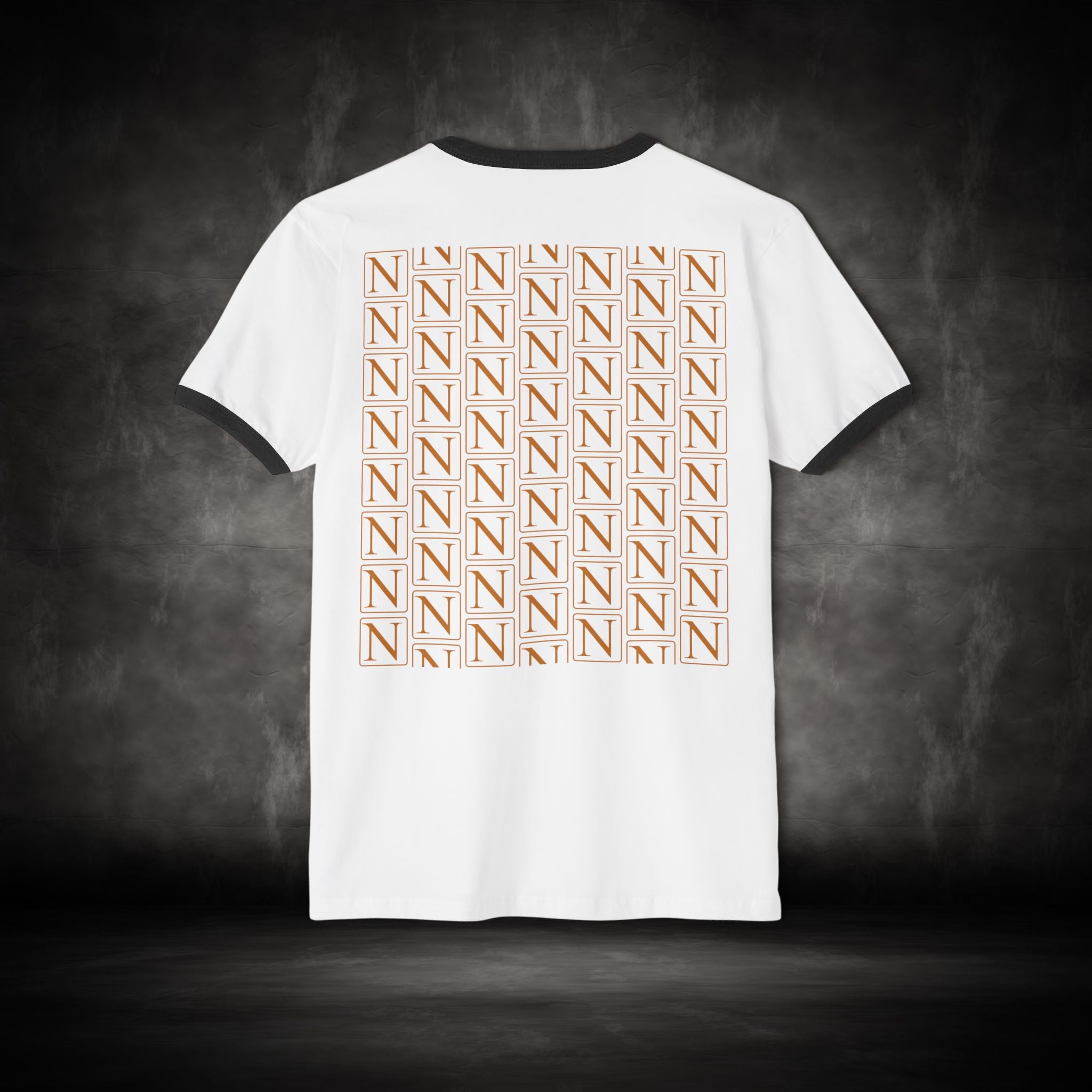 Nebula Line Retro Ringer Crewneck T-Shirt