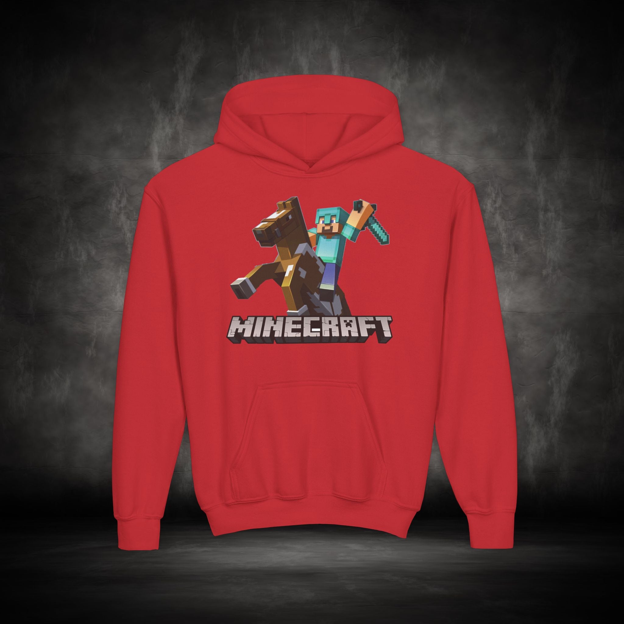 Youth Hoodie - Minecraft Kids Gaming Sweatshirt