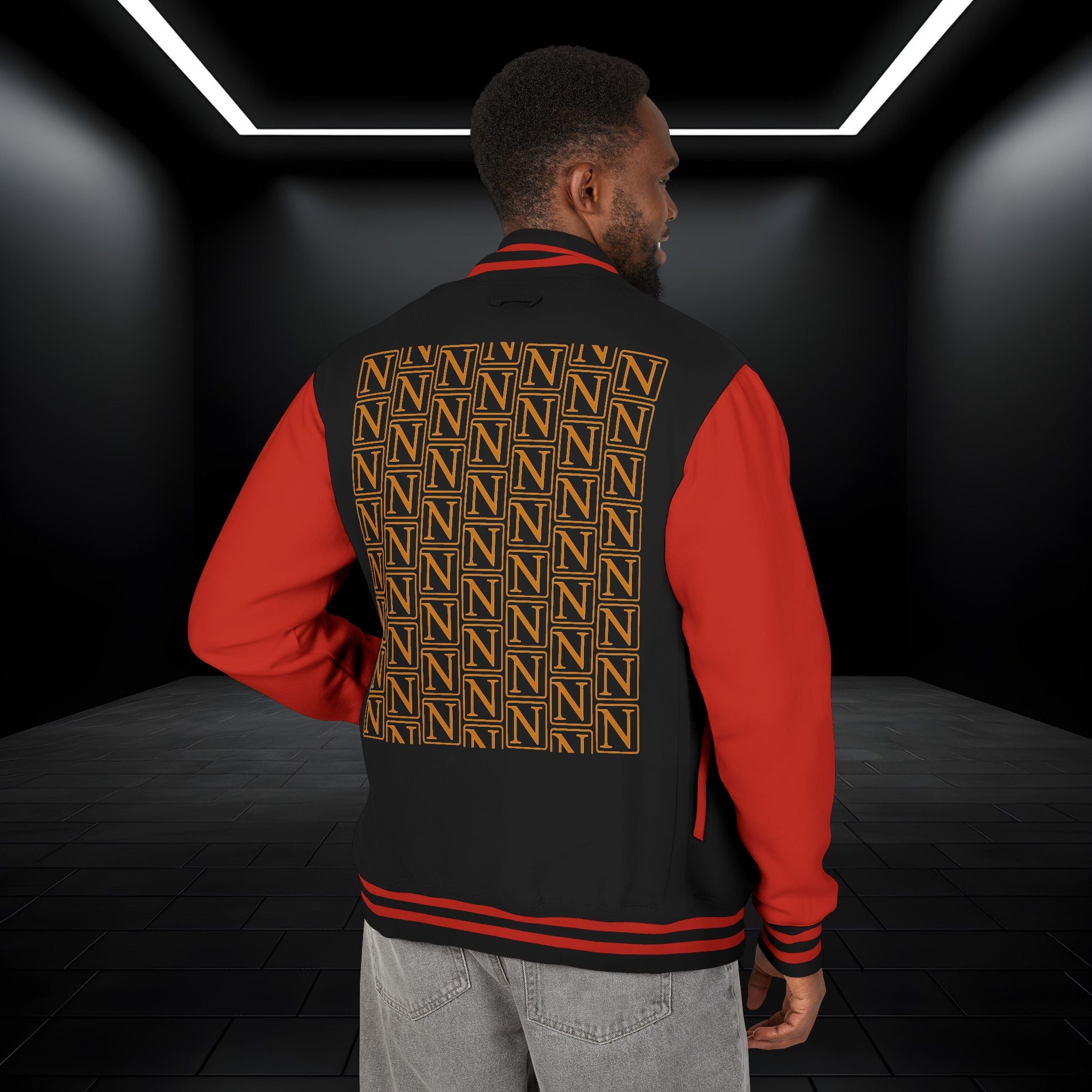 Nebula Line Designer Letterman Jacket – Retro Varsity