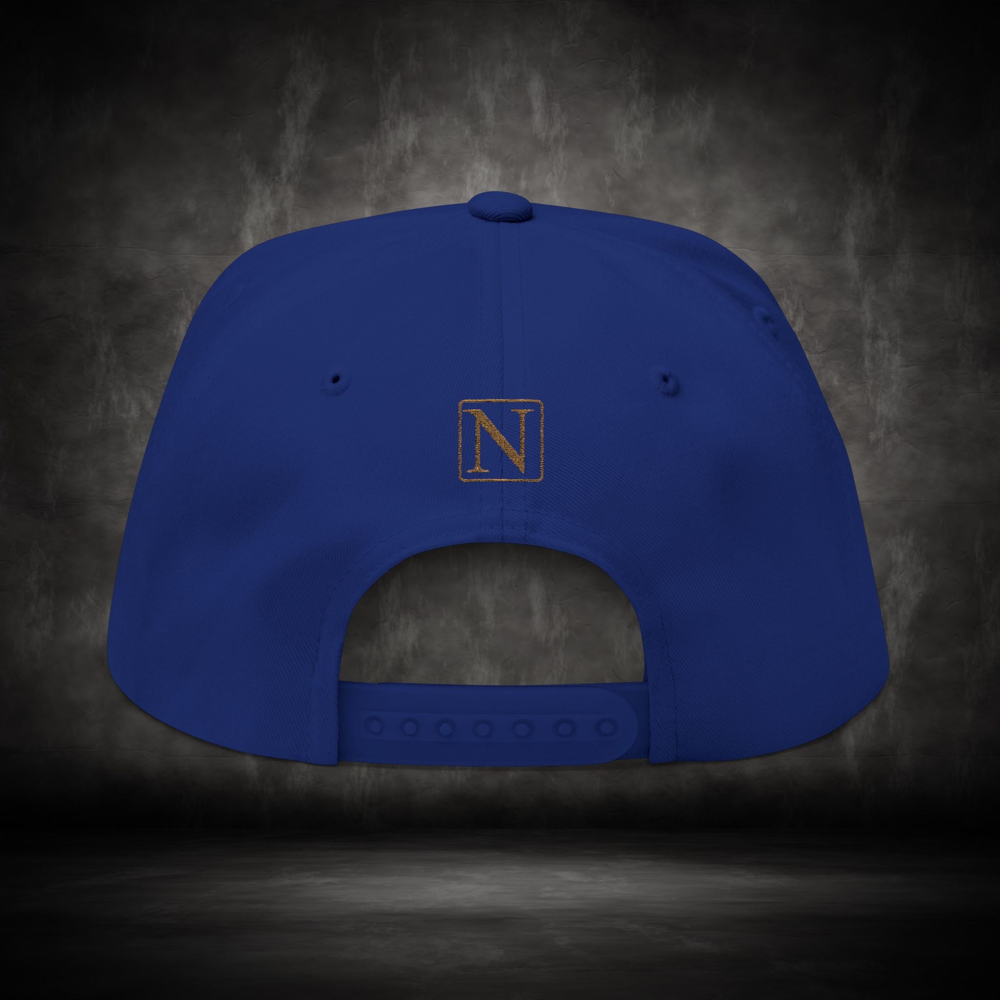 Nebula Line Flat Bill Cap - Embroidered Snapback Hat