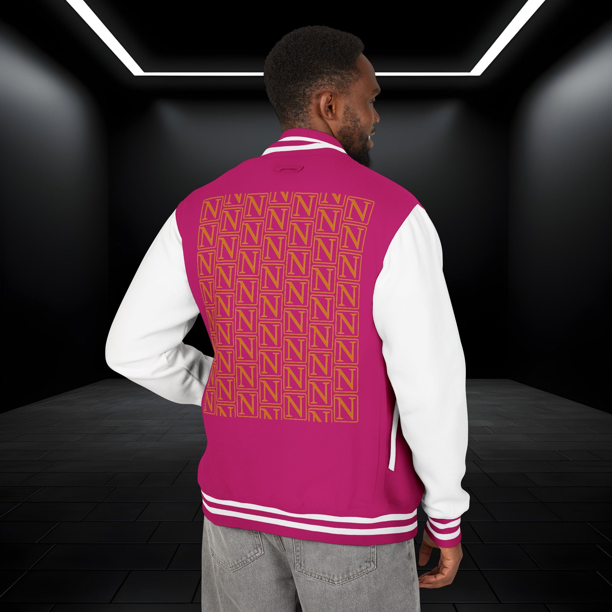Nebula Line Designer Letterman Jacket – Retro Varsity