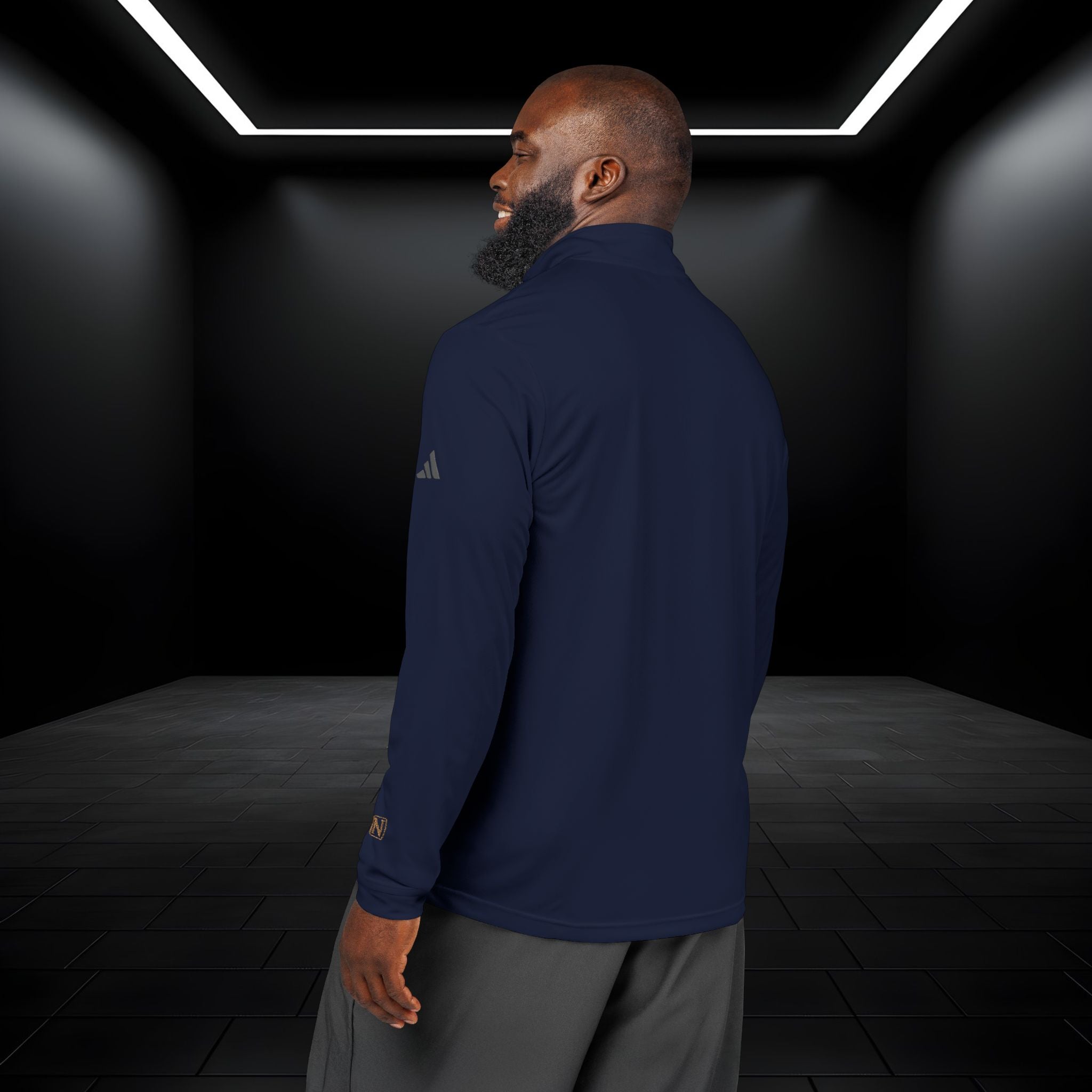 Nebula Line Limited Edition Adidas Collab Embroidered Quarter-Zip Pullover