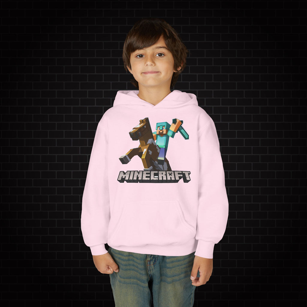 Youth Hoodie - Minecraft Kids Gaming Sweatshirt