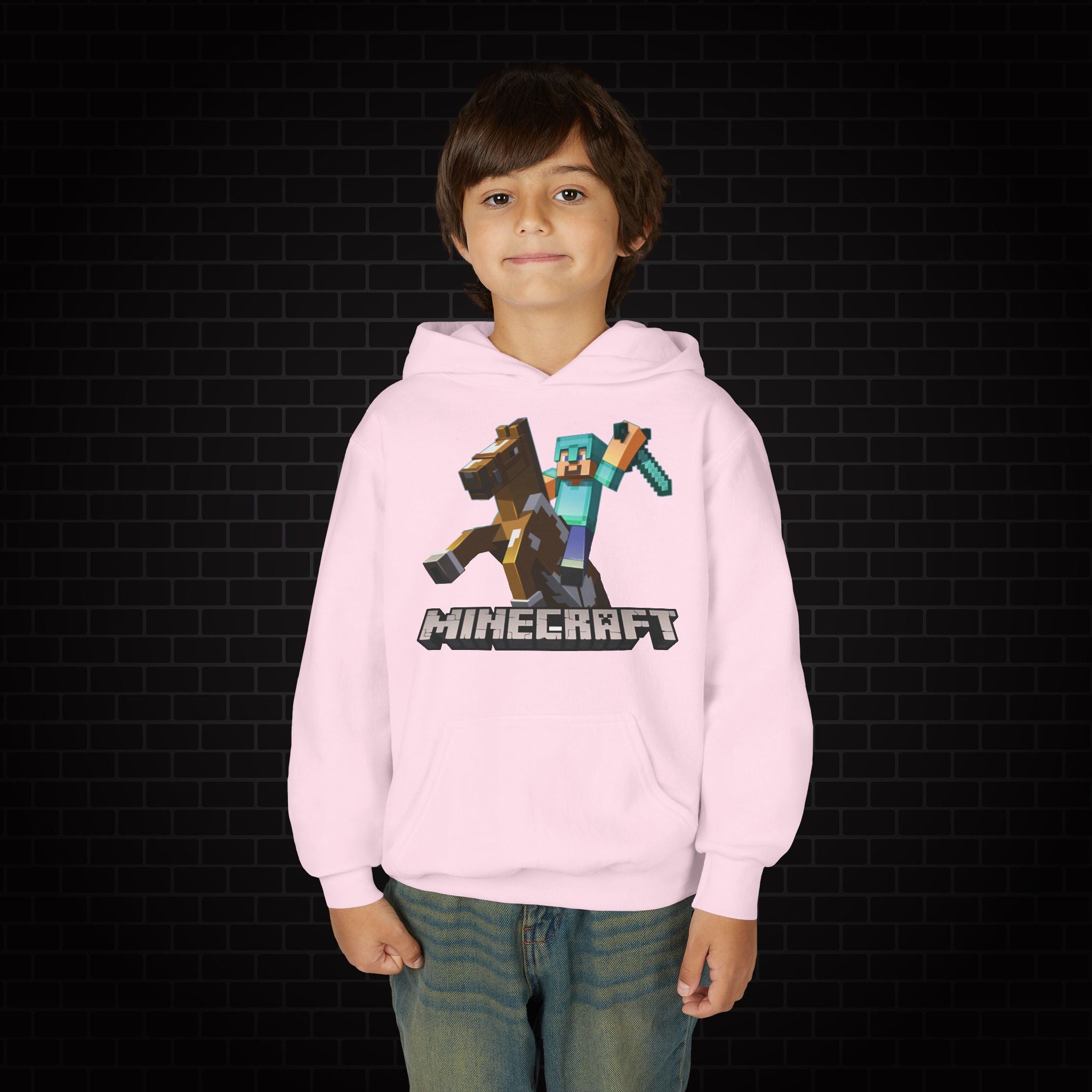 Youth Hoodie - Minecraft Kids Gaming Sweatshirt