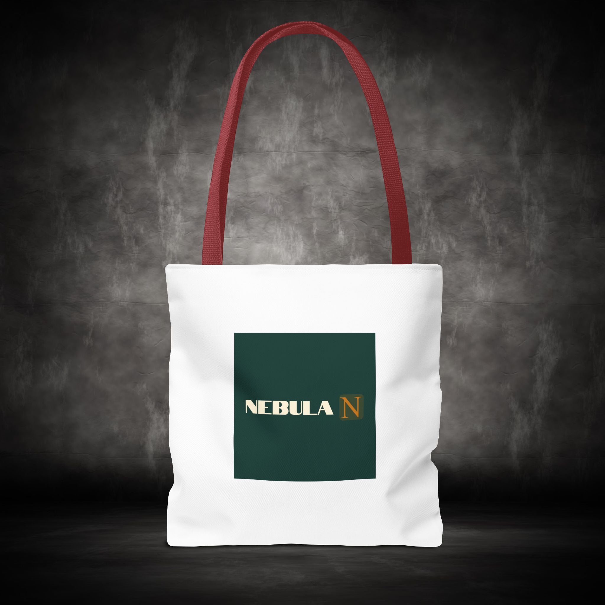 Nebula Line Tote Bag — Green Square Monogram Eco Tote