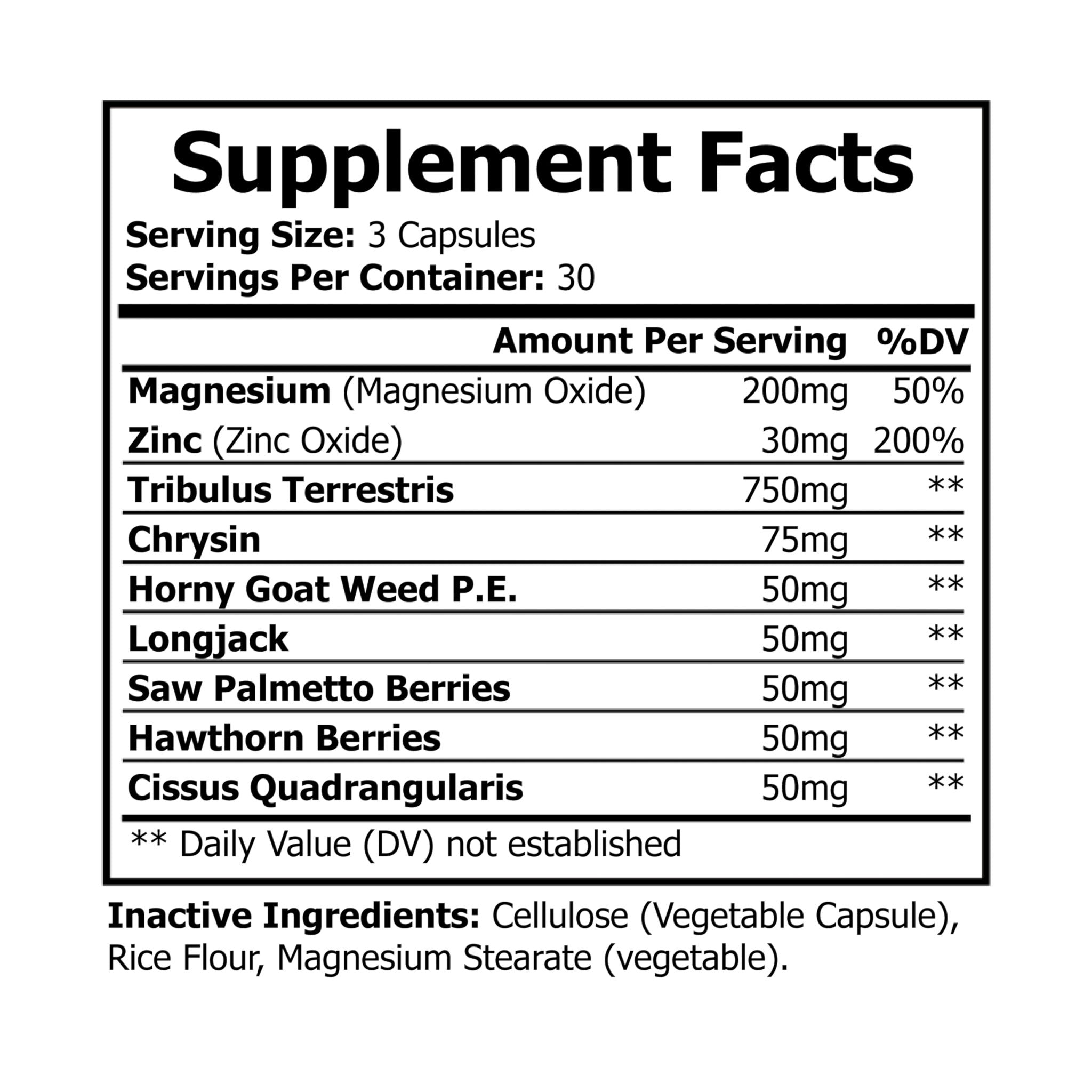 Nebula Magnesium Zinc Supplement (90 Capsules)