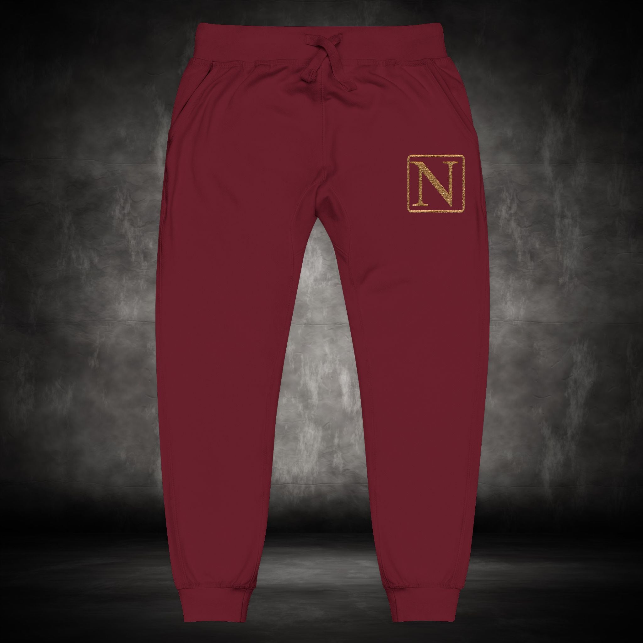 Nebula Line Limited Edition Embroidered Fleece Sweatpants Joggers