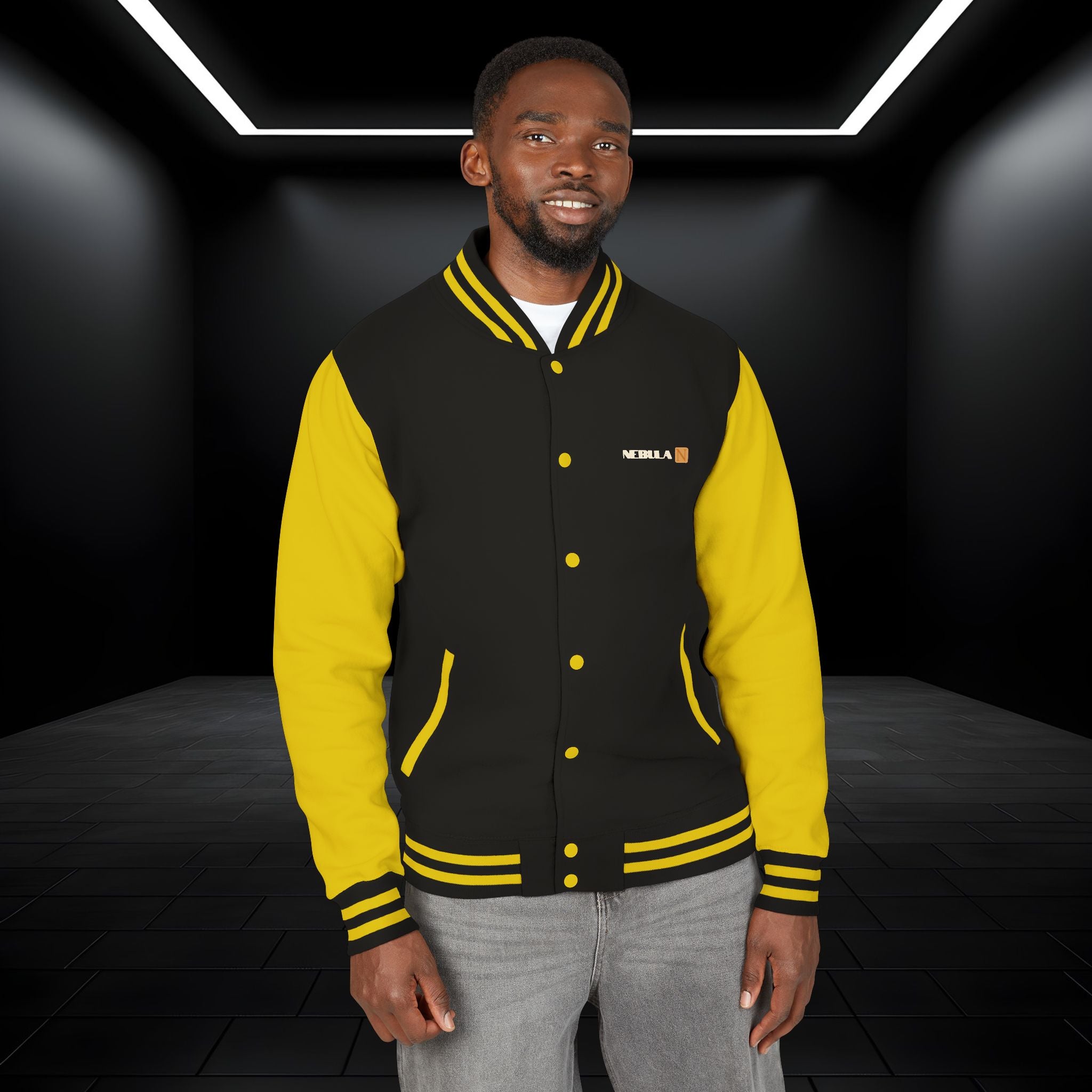 Nebula Line Designer Letterman Jacket – Retro Varsity