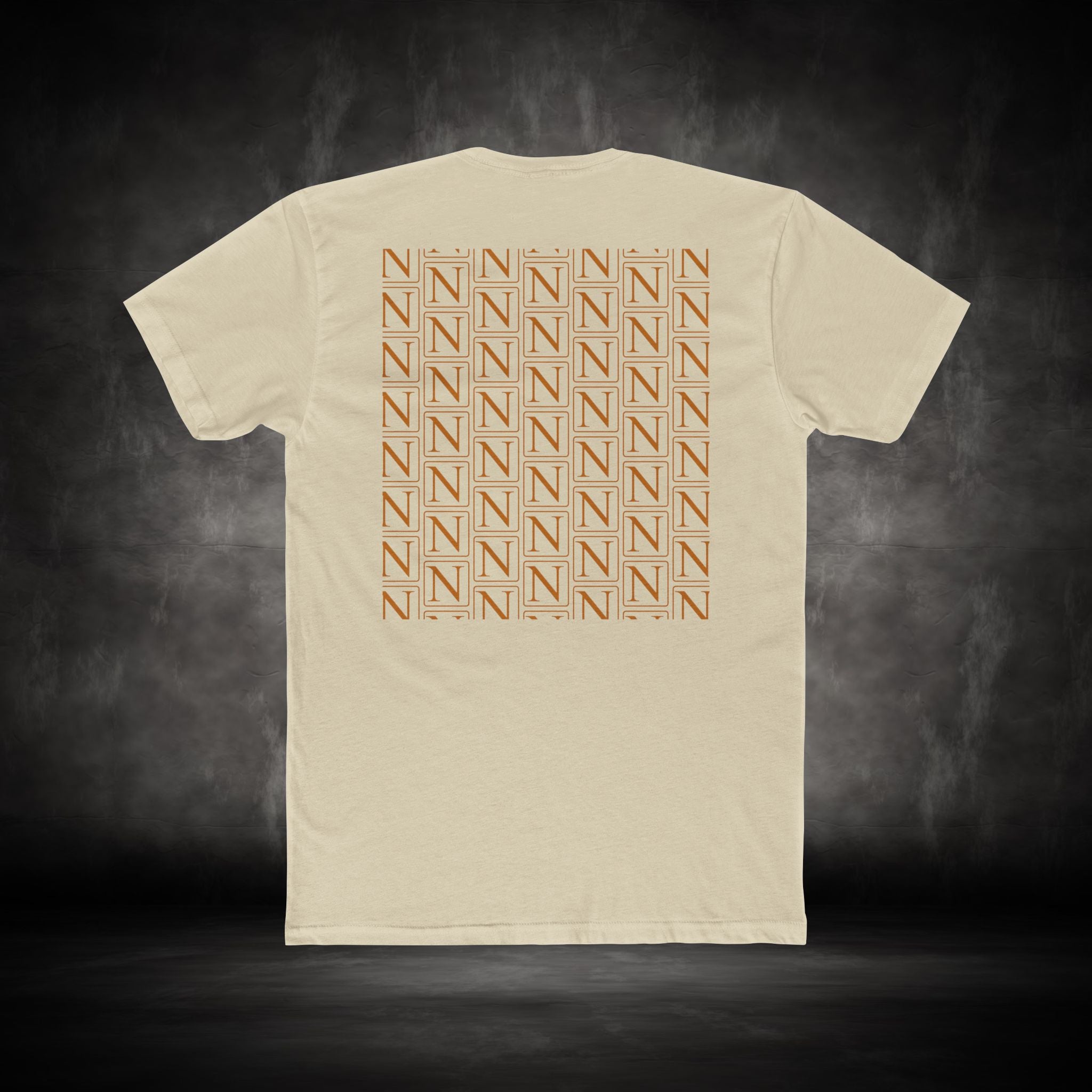 Nebula Line Minimalist Designer Cotton Crew T-Shirt