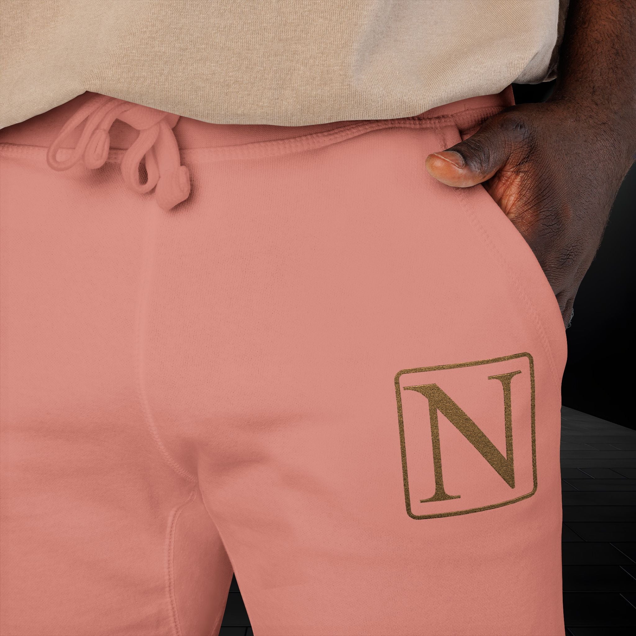 Nebula Line Limited Edition Embroidered Fleece Sweatpants Joggers