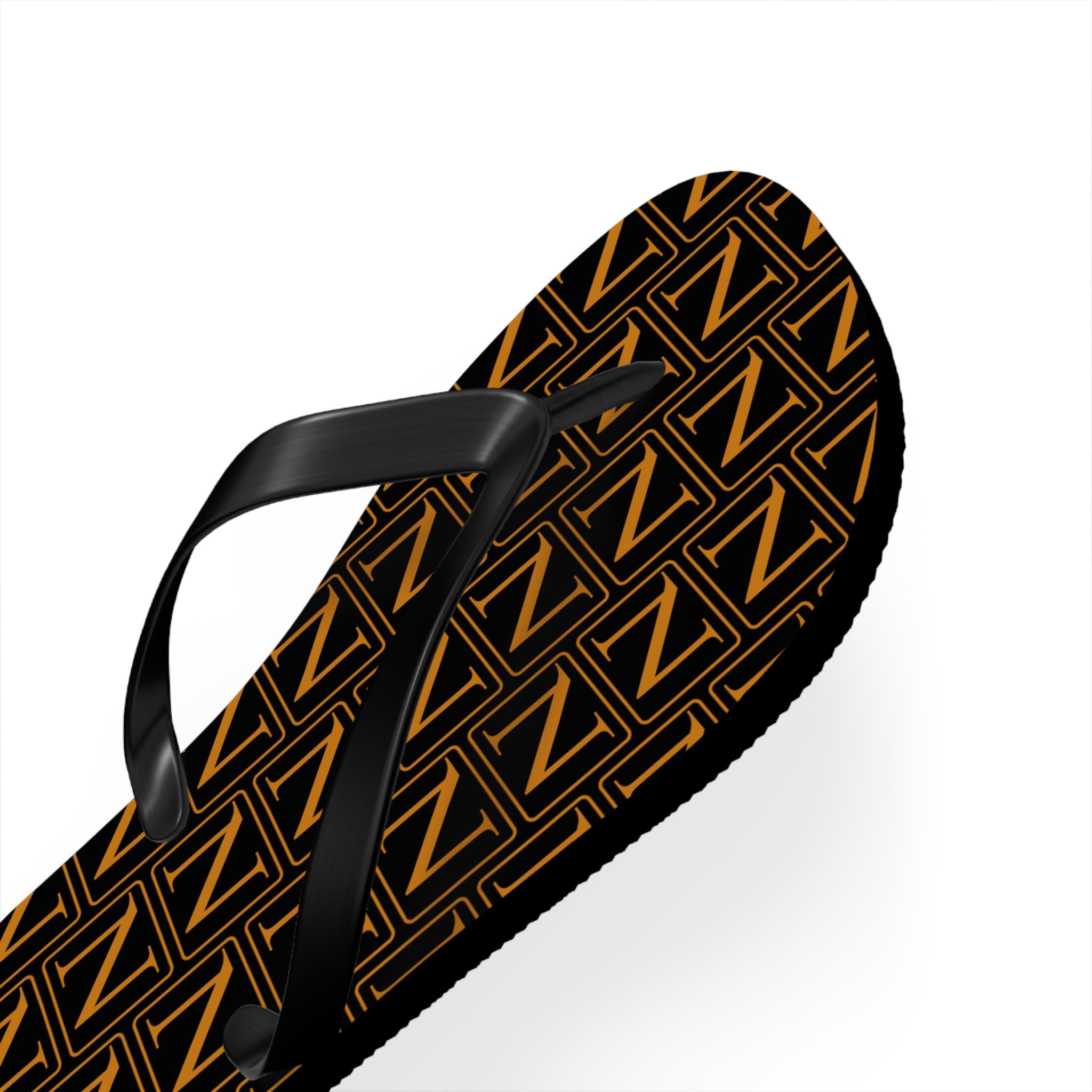 Nebula Line Limited Edition Black and Gold Flip Flops