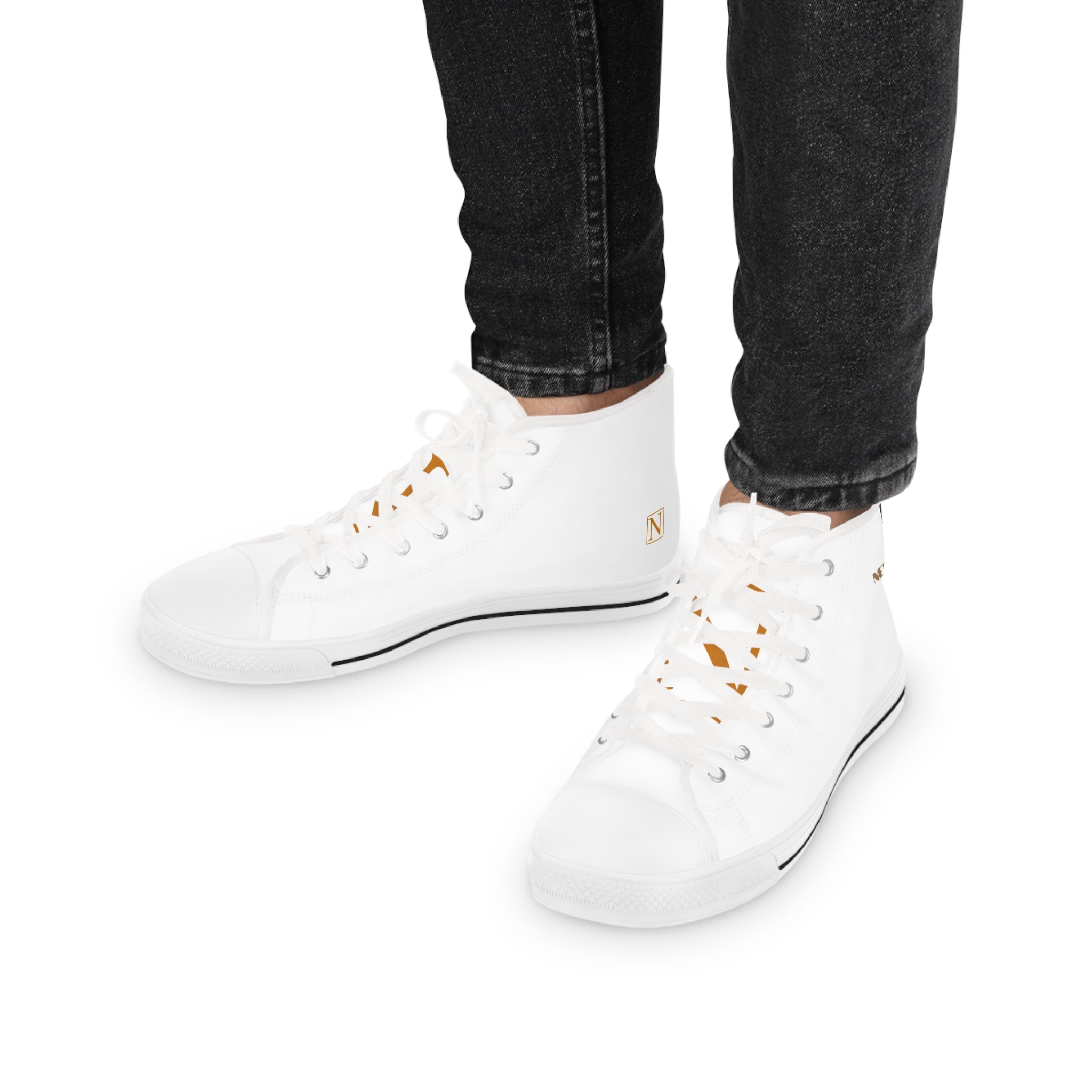 Nebula Line Limited Edition High Top Canvas Sneakers For Men