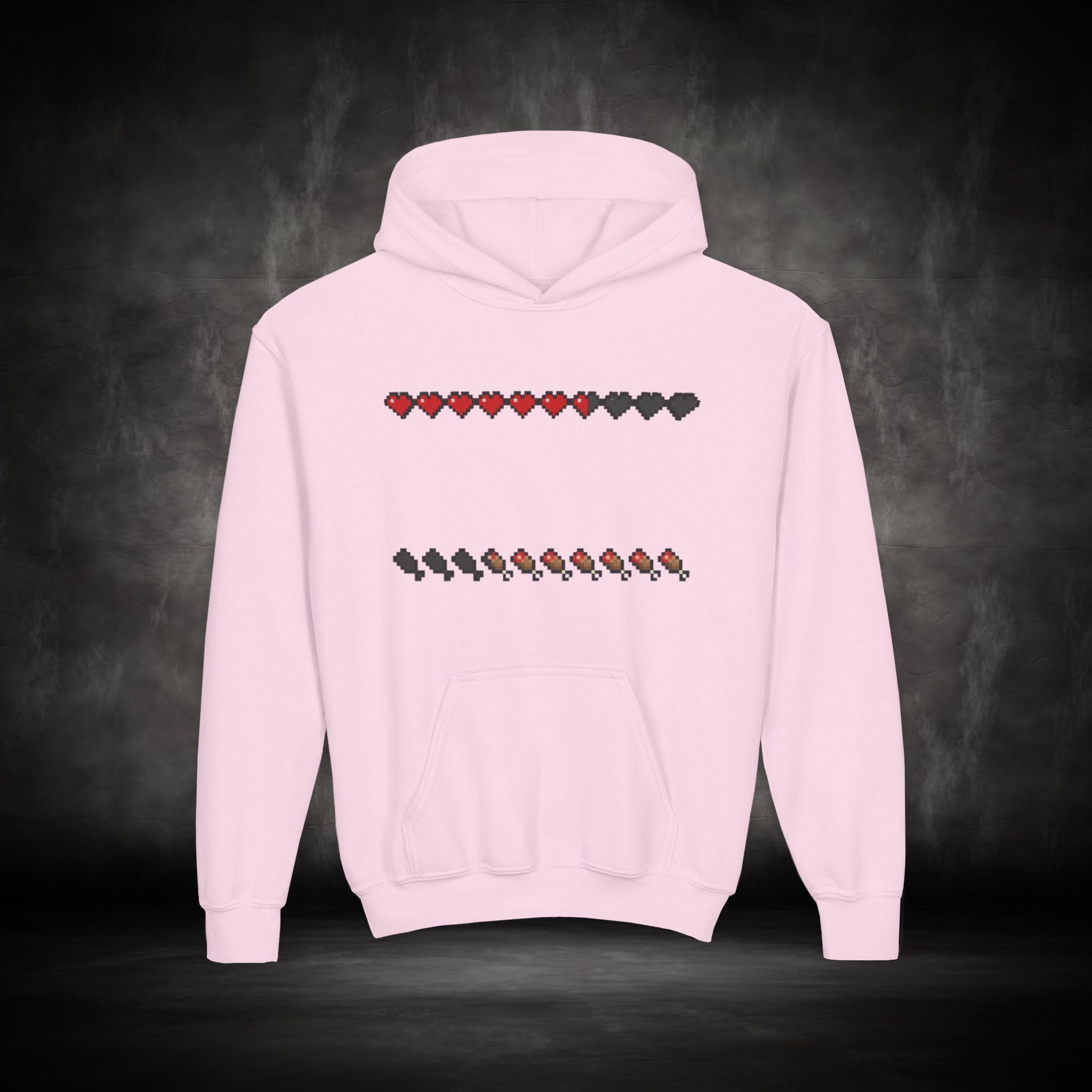 Youth Hoodie — Minecraft Pixel Design