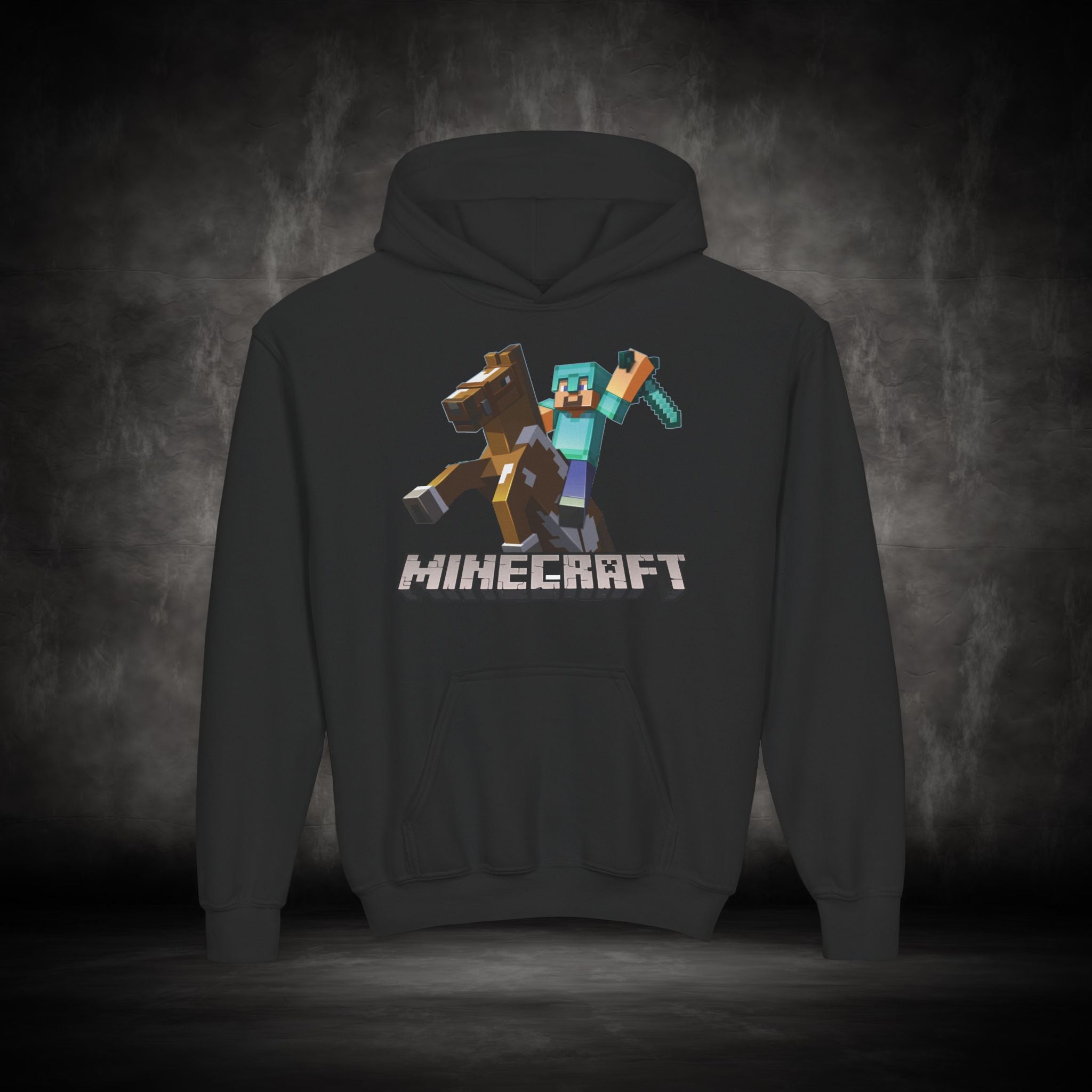 Youth Hoodie - Minecraft Kids Gaming Sweatshirt