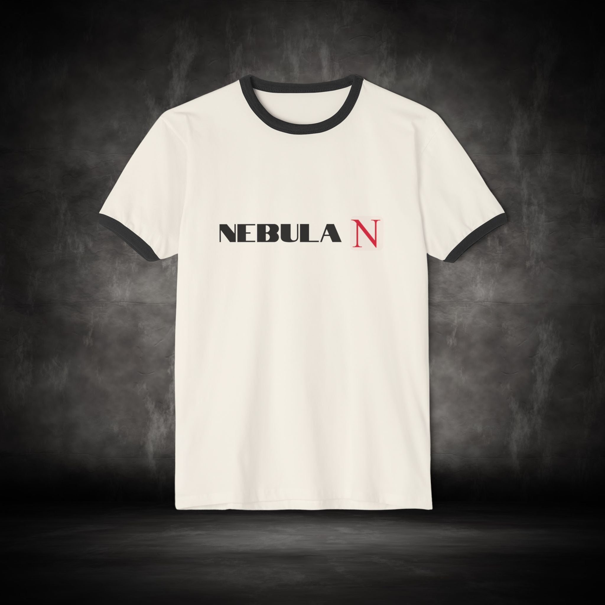 Nebula Line Retro Ringer Crewneck T-Shirt