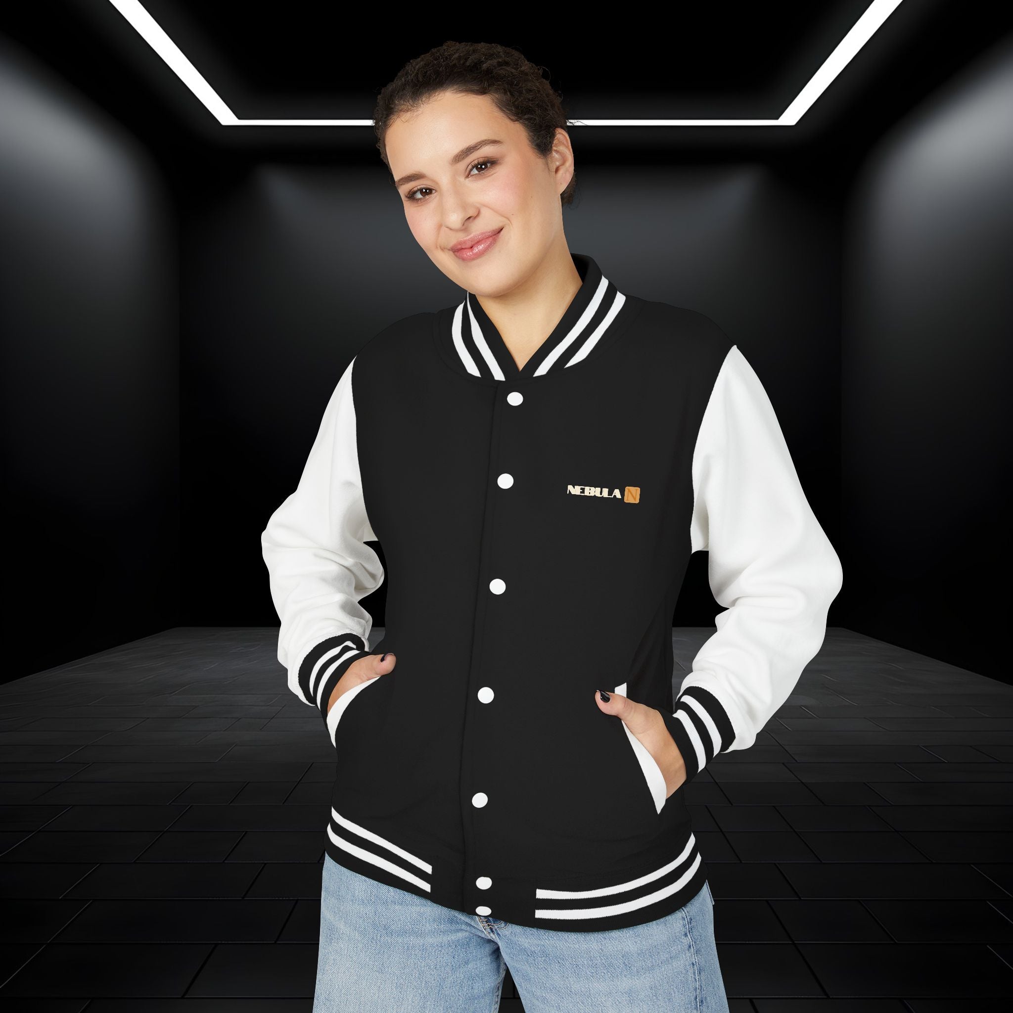 Nebula Line Designer Letterman Jacket – Retro Varsity