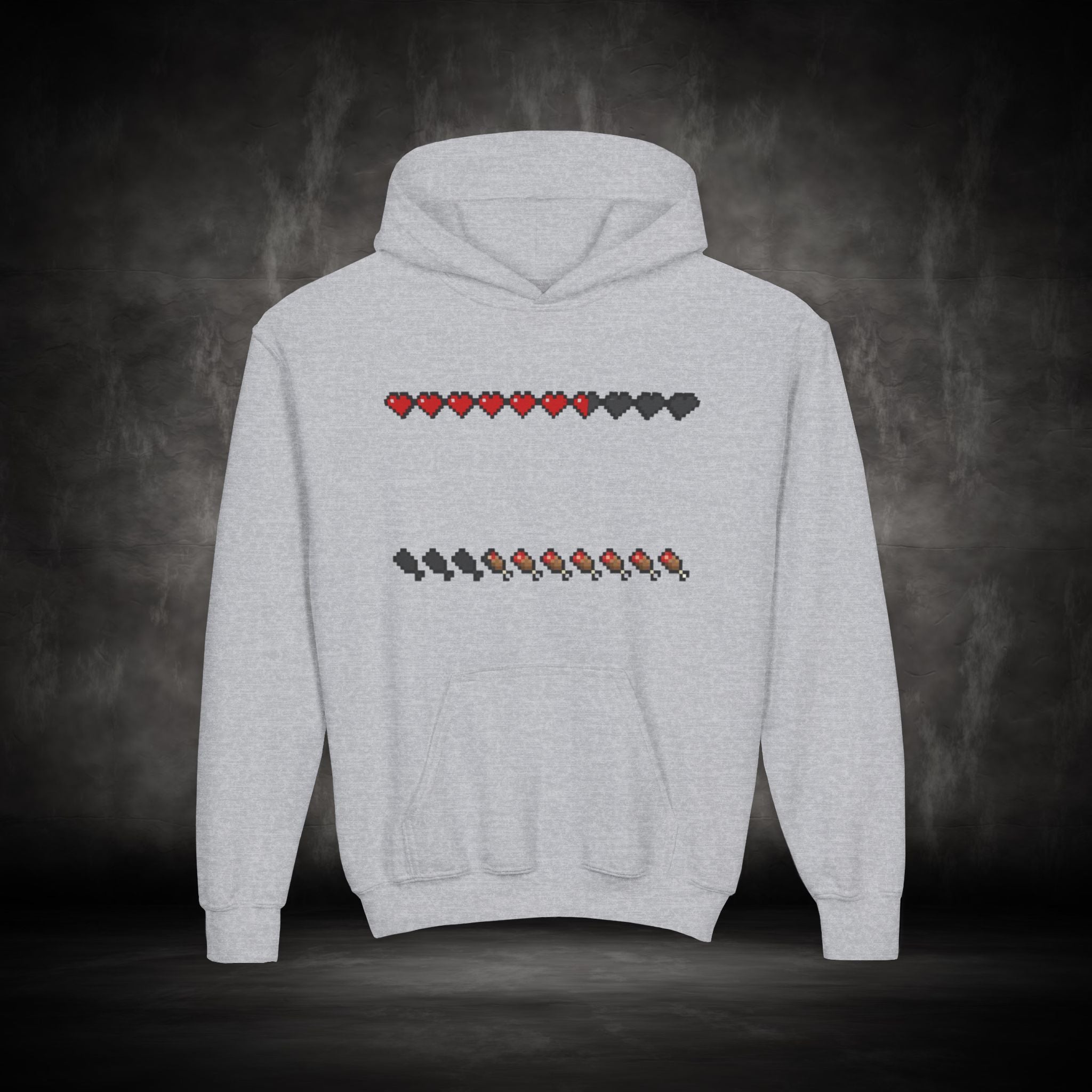 Youth Hoodie — Minecraft Pixel Design
