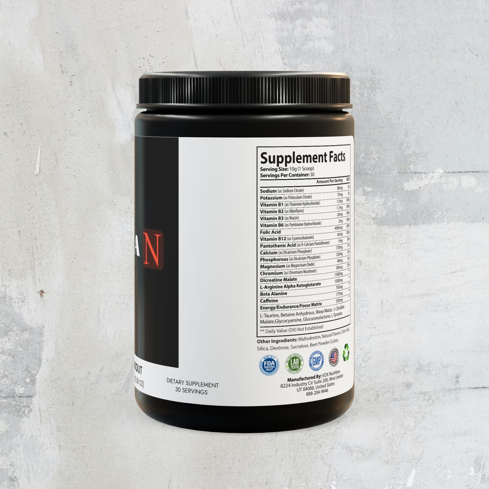 Nebula Pre-Workout Supplement, Watermelon (300g, 10.58oz)