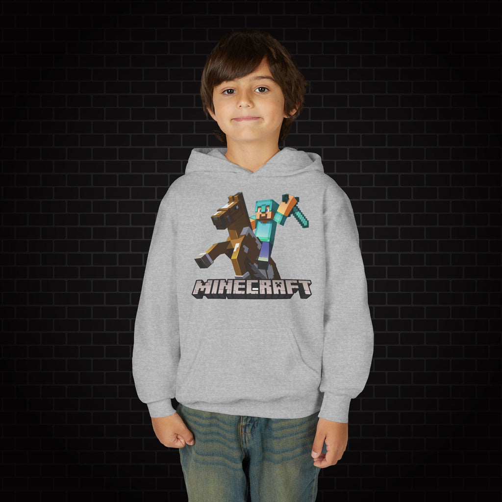 Youth Hoodie - Minecraft Kids Gaming Sweatshirt