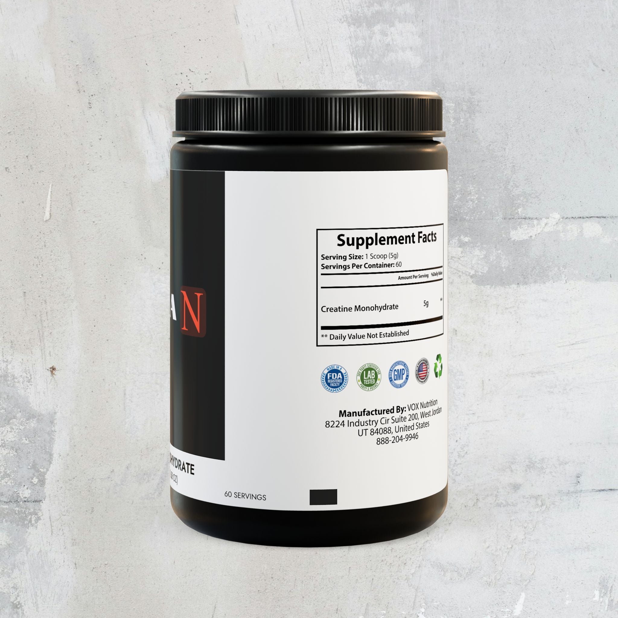 Nebula Creatine Monohydrate Supplement (300g, 10.58oz)