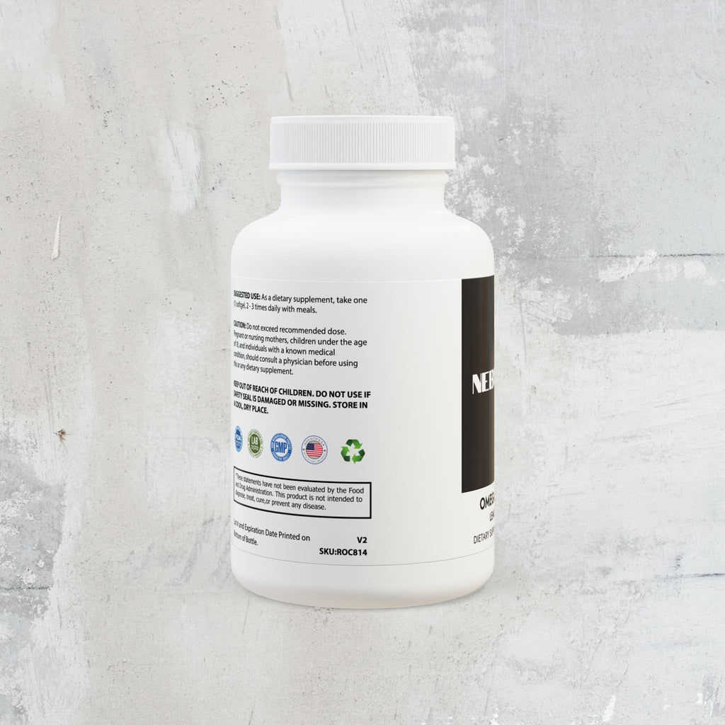 Nebula Omega 3 Fish Oil Supplement (60 Softgels)