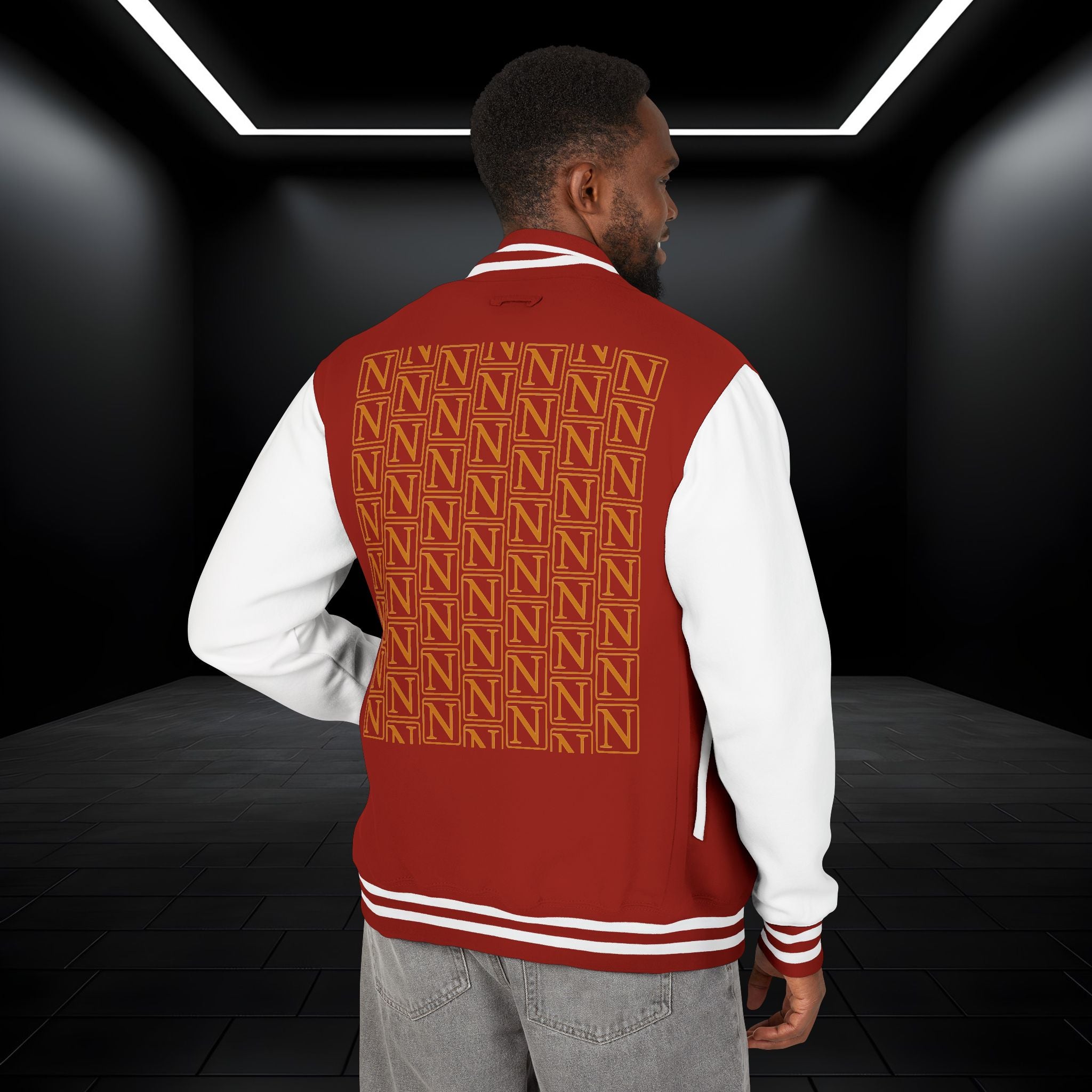 Nebula Line Designer Letterman Jacket – Retro Varsity