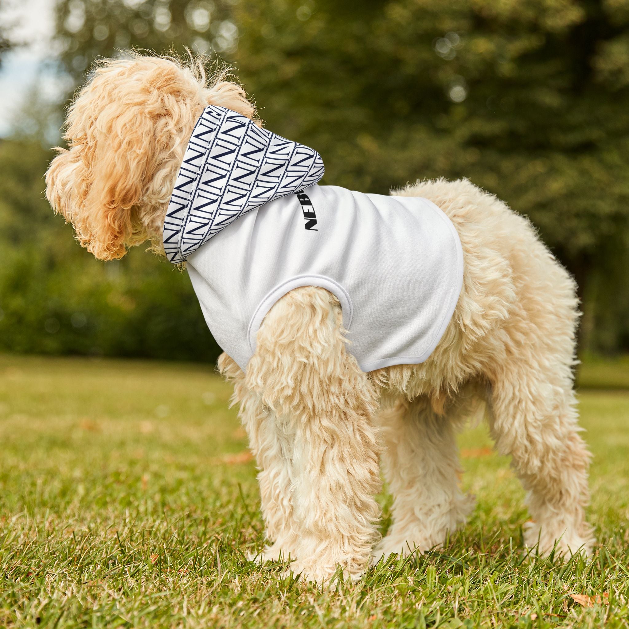 Nebula Pet Hoodie — Modern Monogrammed Dog & Cat Hoodie