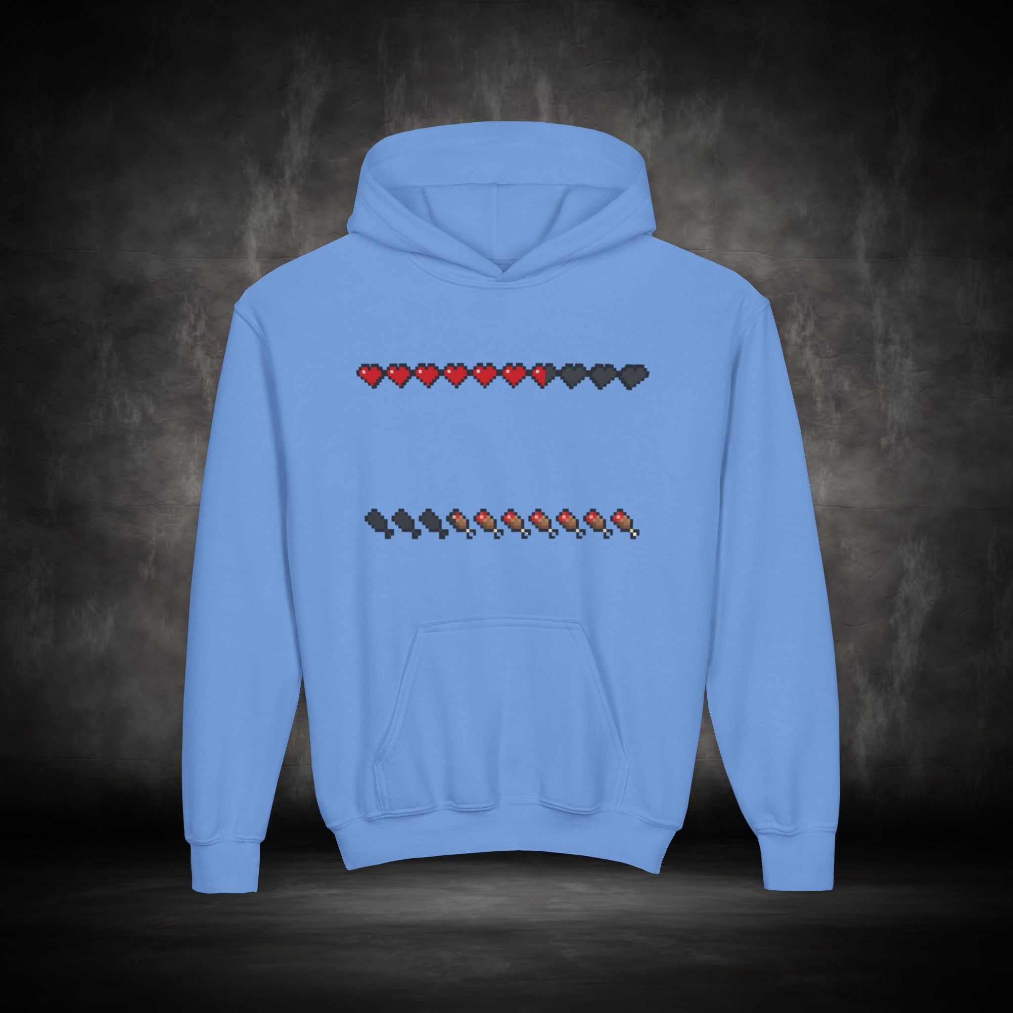 Youth Hoodie — Minecraft Pixel Design