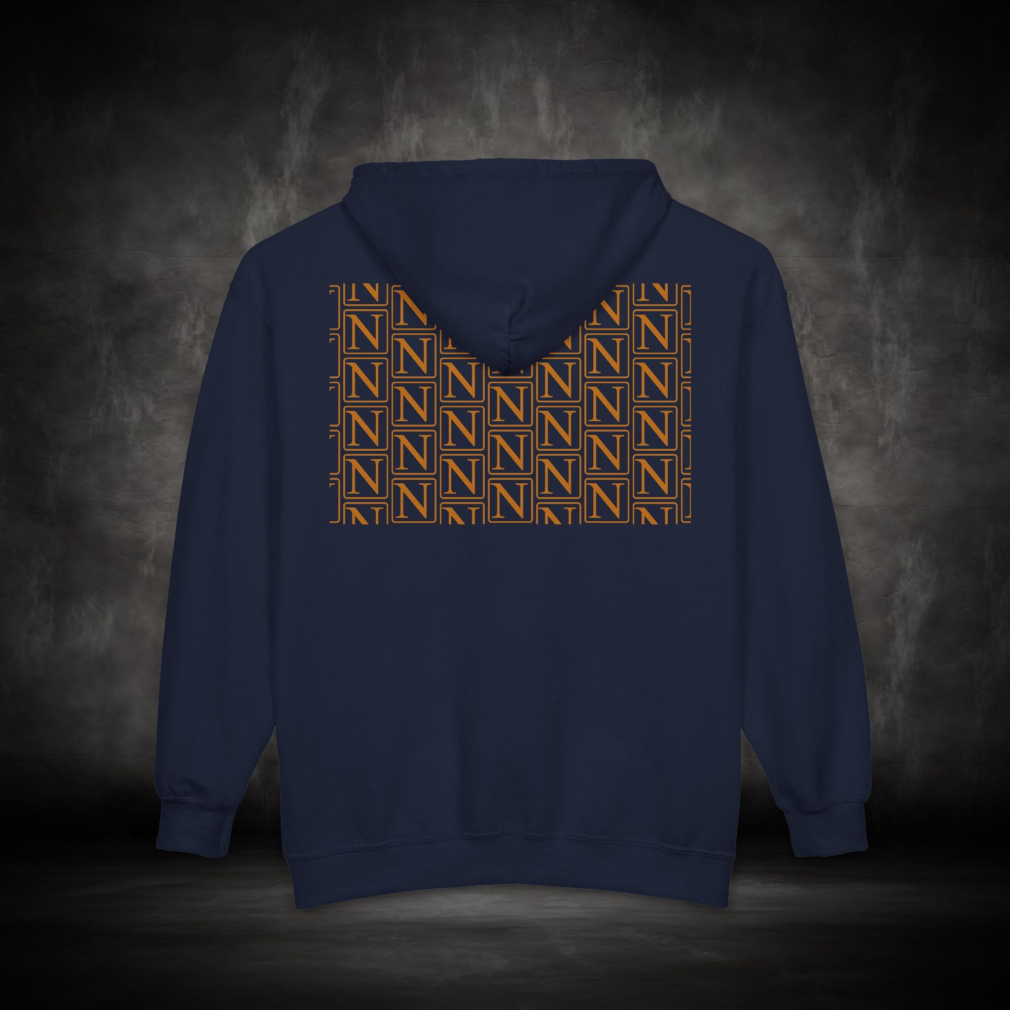 Nebula Line Embroidered Designer Zip Hoodie