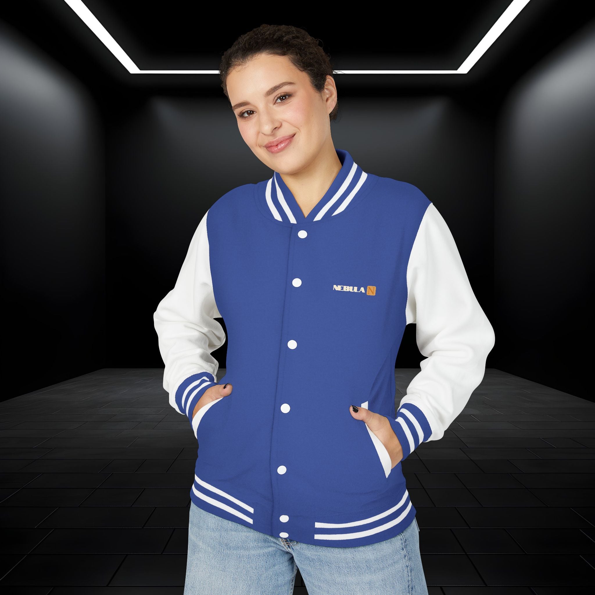 Nebula Line Designer Letterman Jacket – Retro Varsity