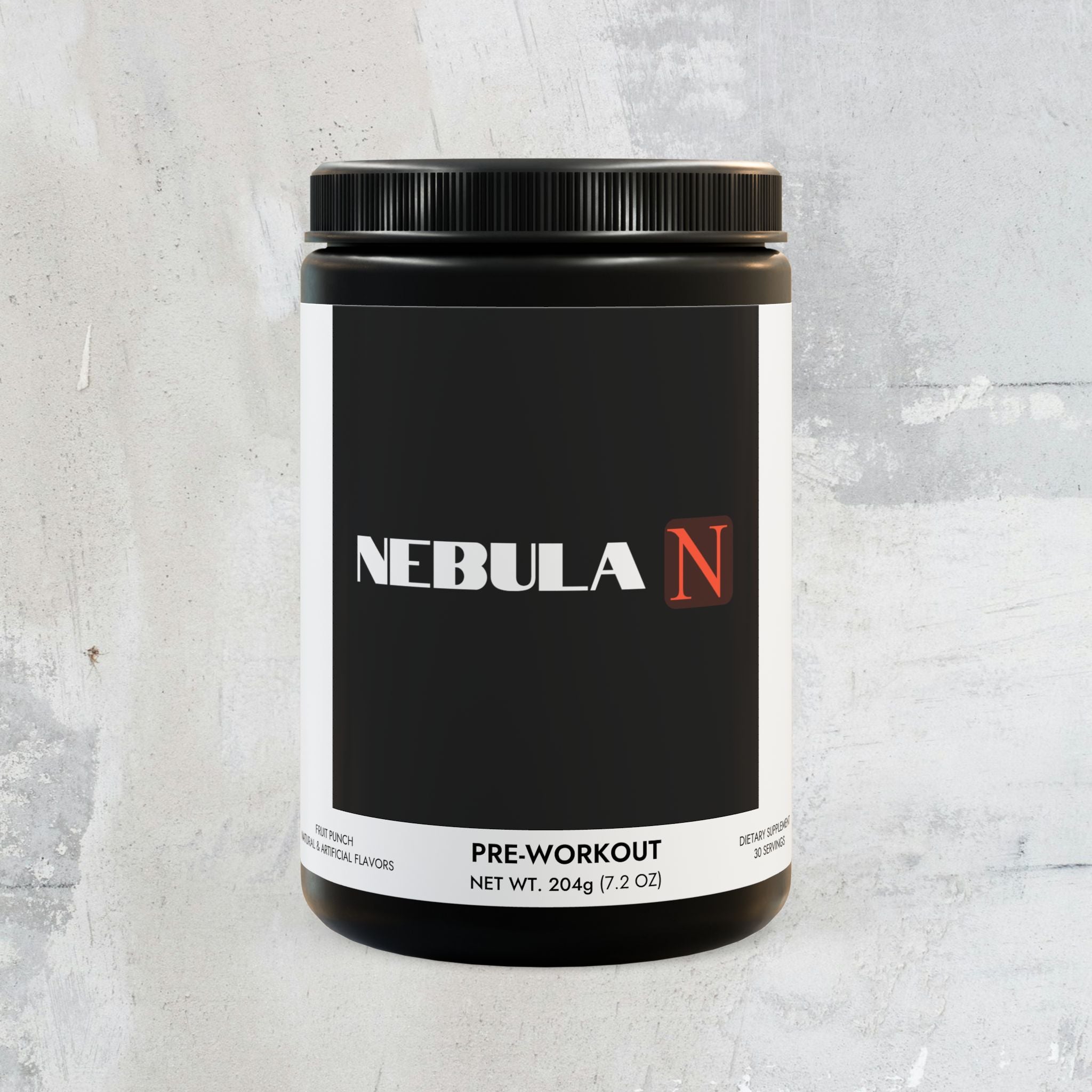 Nebula Pre-Workout Supplement, Fruit Punch (204g, 7.1oz)