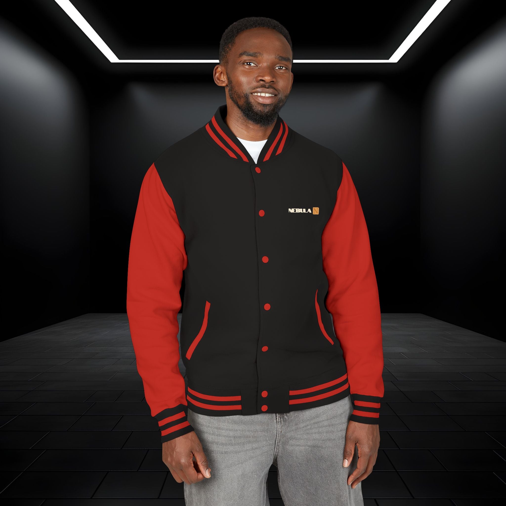 Nebula Line Designer Letterman Jacket – Retro Varsity