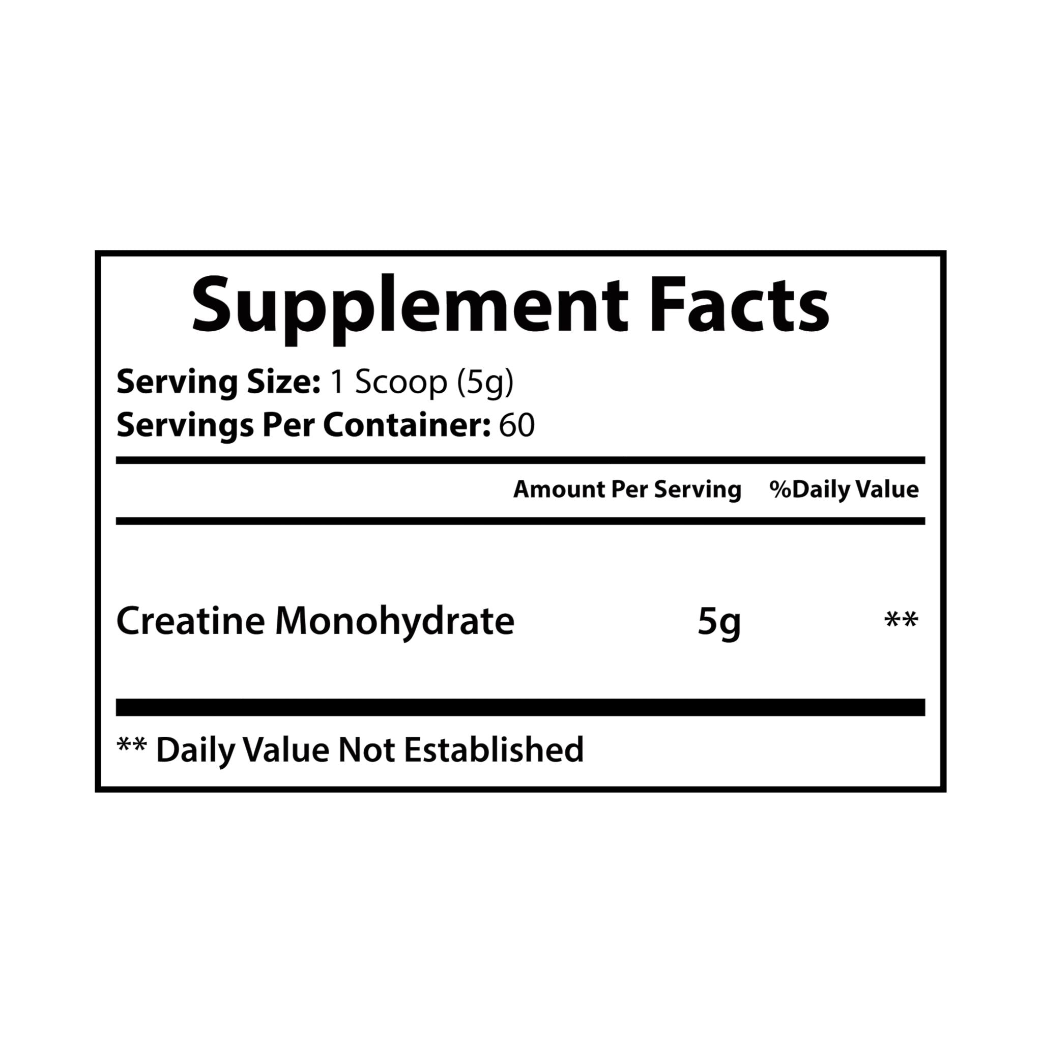 Nebula Creatine Monohydrate Supplement (300g, 10.58oz)