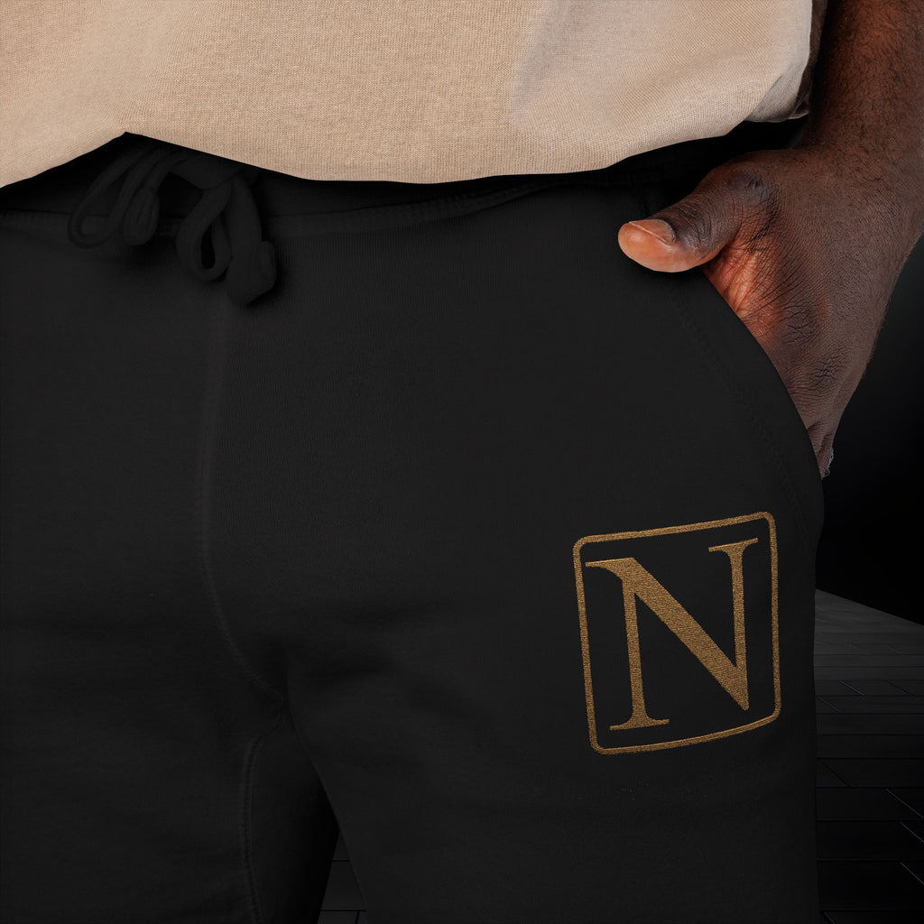 Nebula Line Limited Edition Embroidered Fleece Sweatpants Joggers