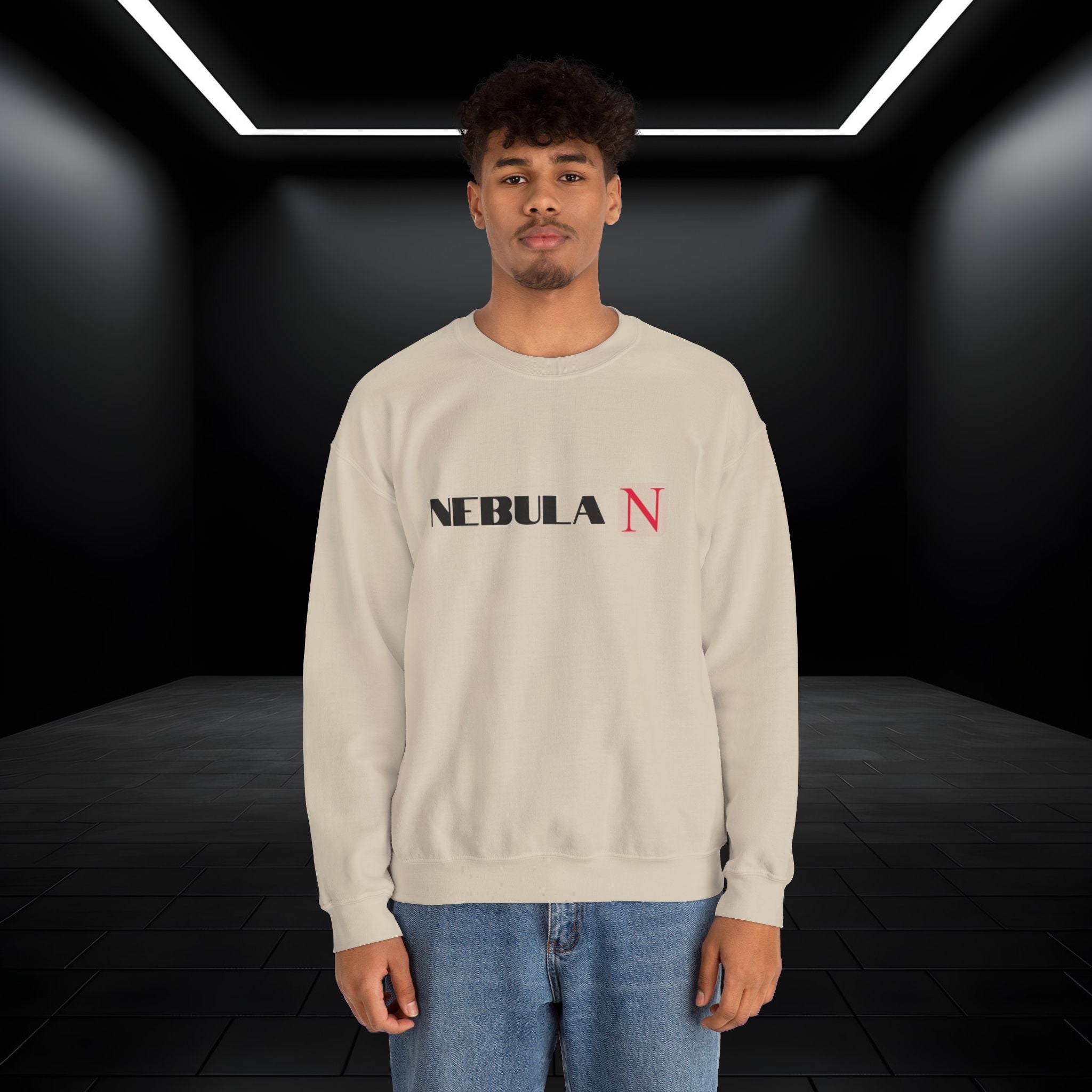 Nebula Line Designer Crewneck Sweatshirt