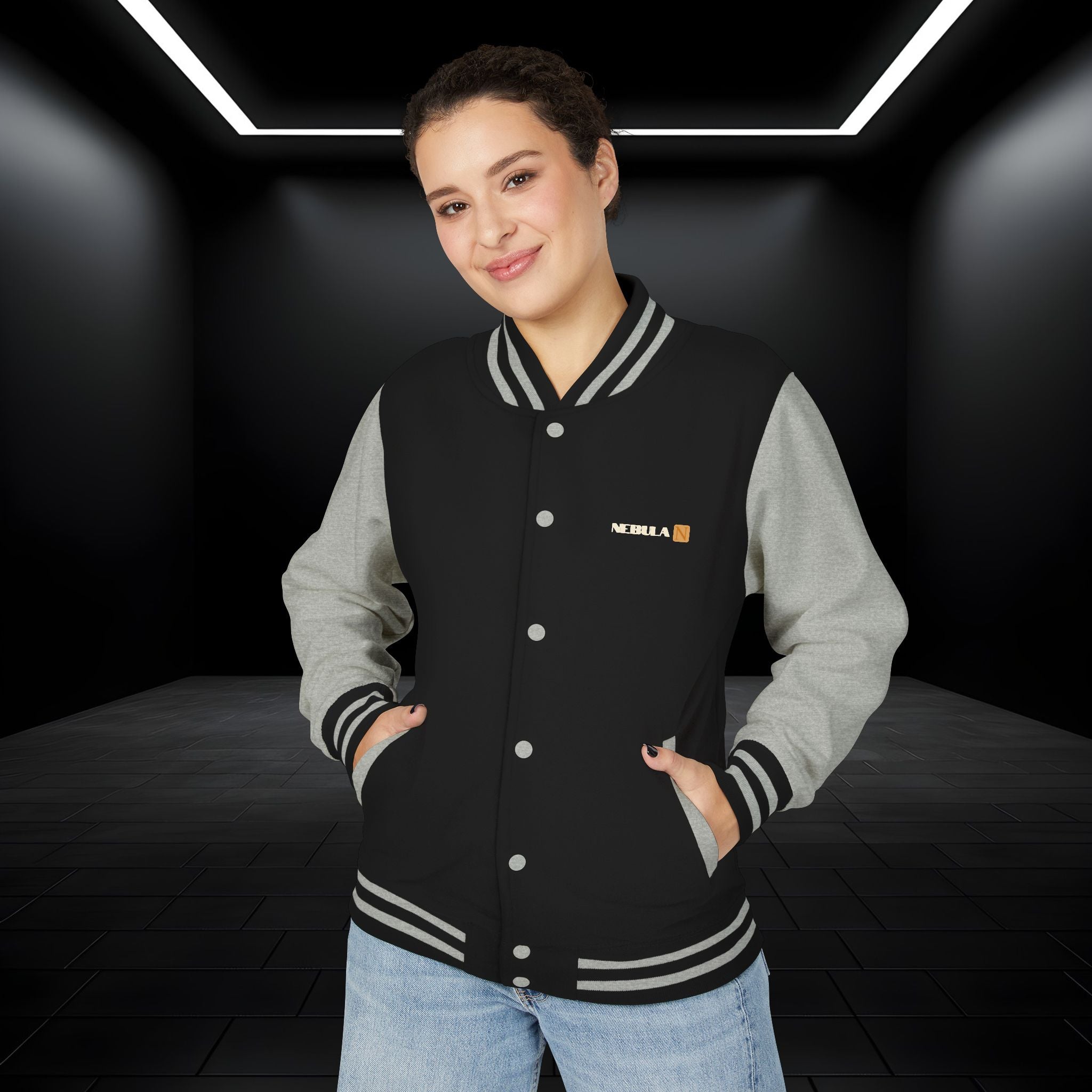 Nebula Line Designer Letterman Jacket – Retro Varsity