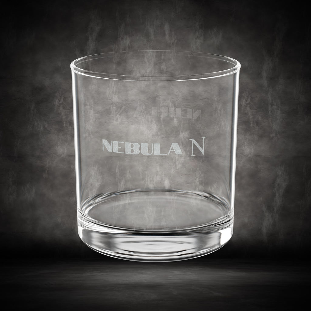 Engraved 'NEBULA' Limited Edition 10.5oz Whiskey Glass