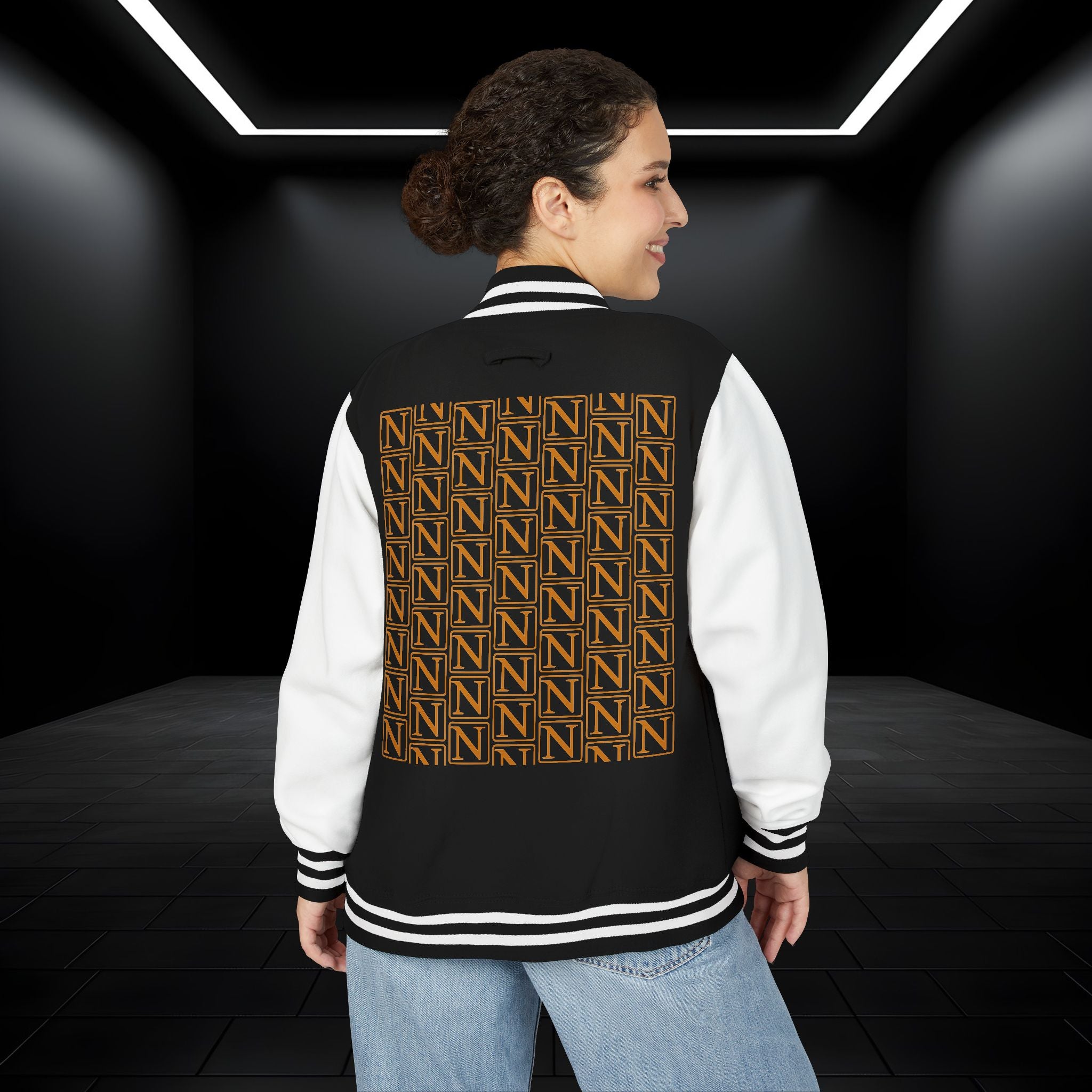 Nebula Line Designer Letterman Jacket – Retro Varsity