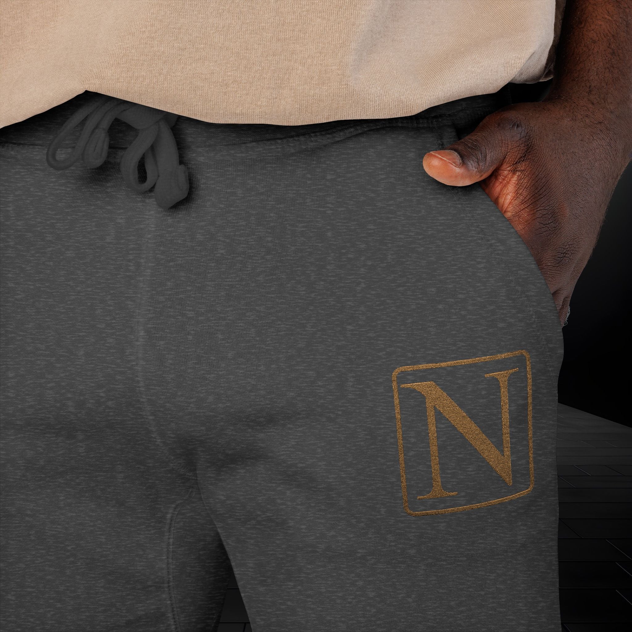 Nebula Line Limited Edition Embroidered Fleece Sweatpants Joggers