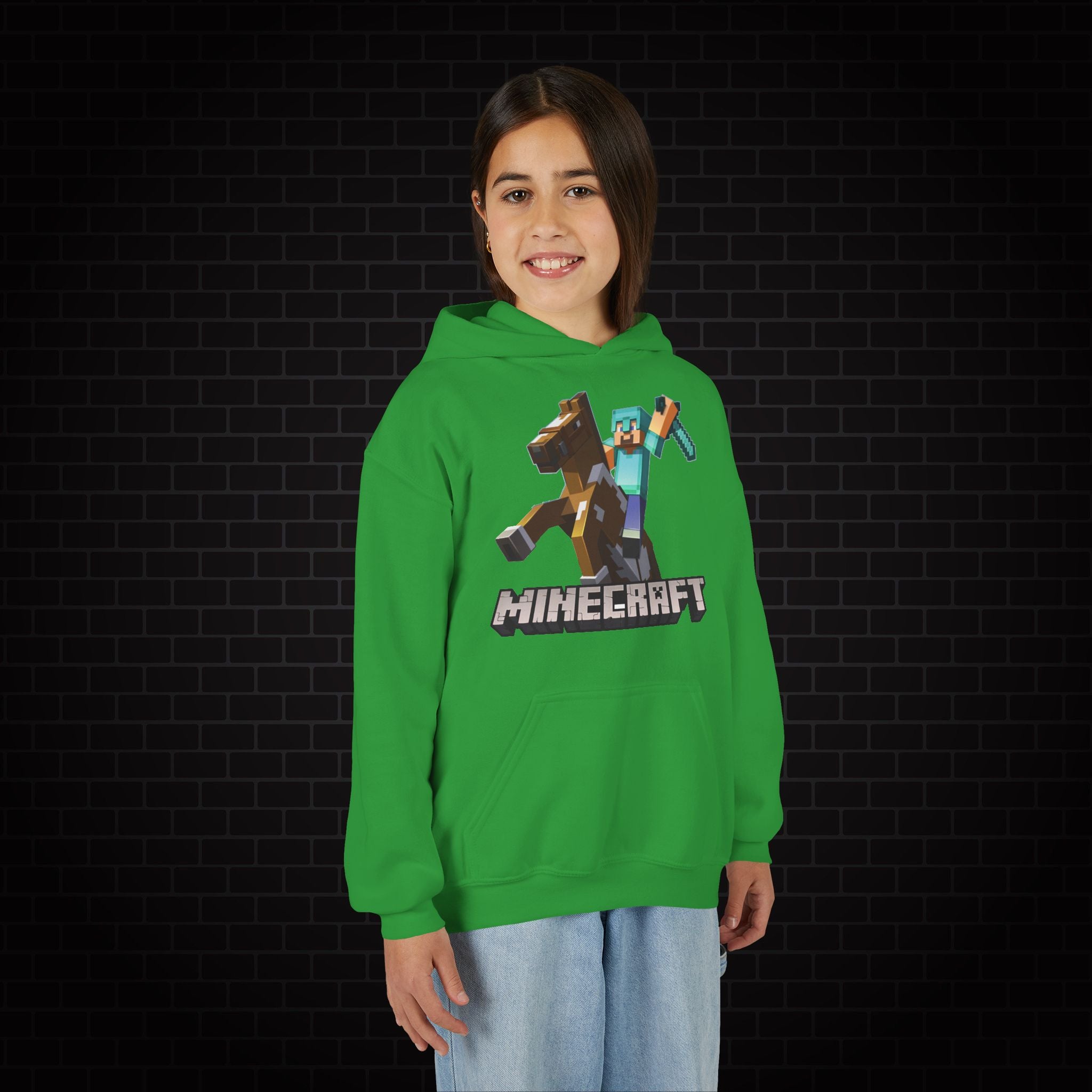 Youth Hoodie - Minecraft Kids Gaming Sweatshirt