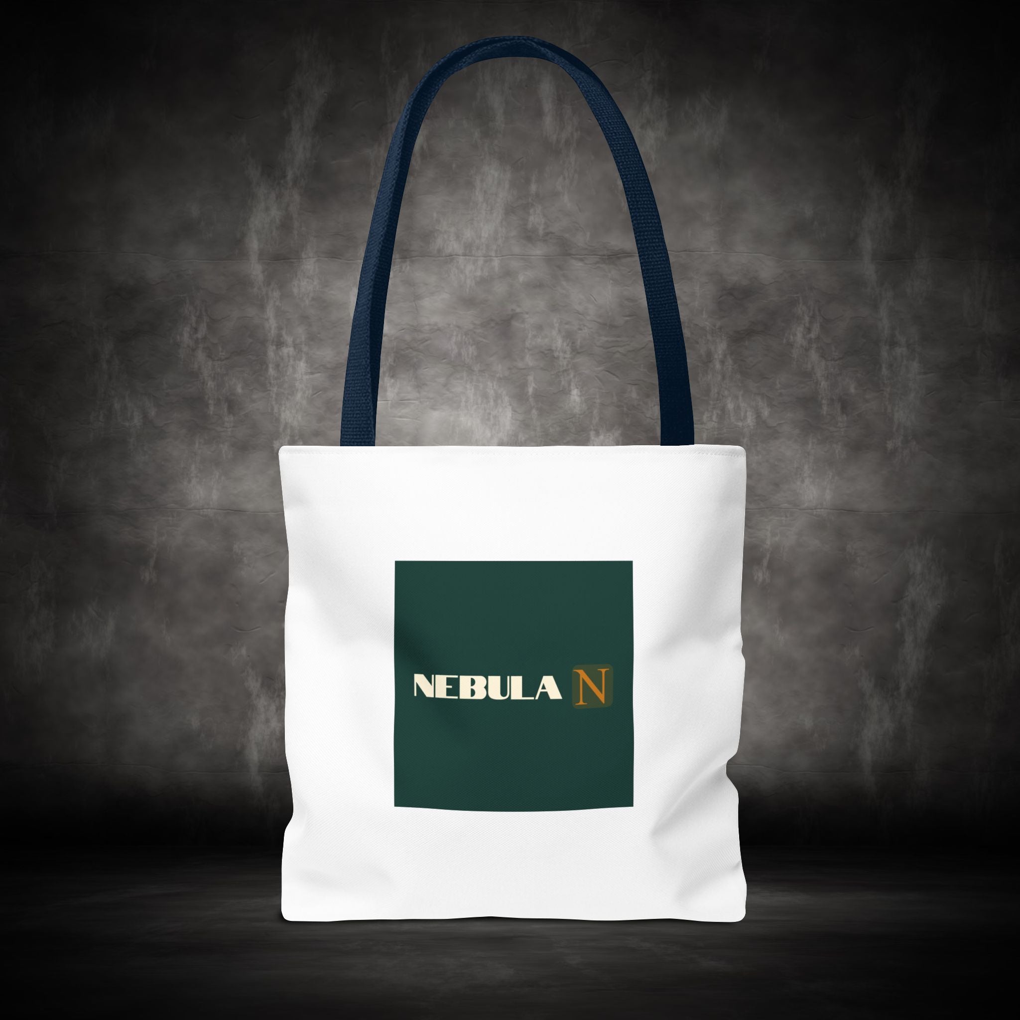 Nebula Line Tote Bag — Green Square Monogram Eco Tote