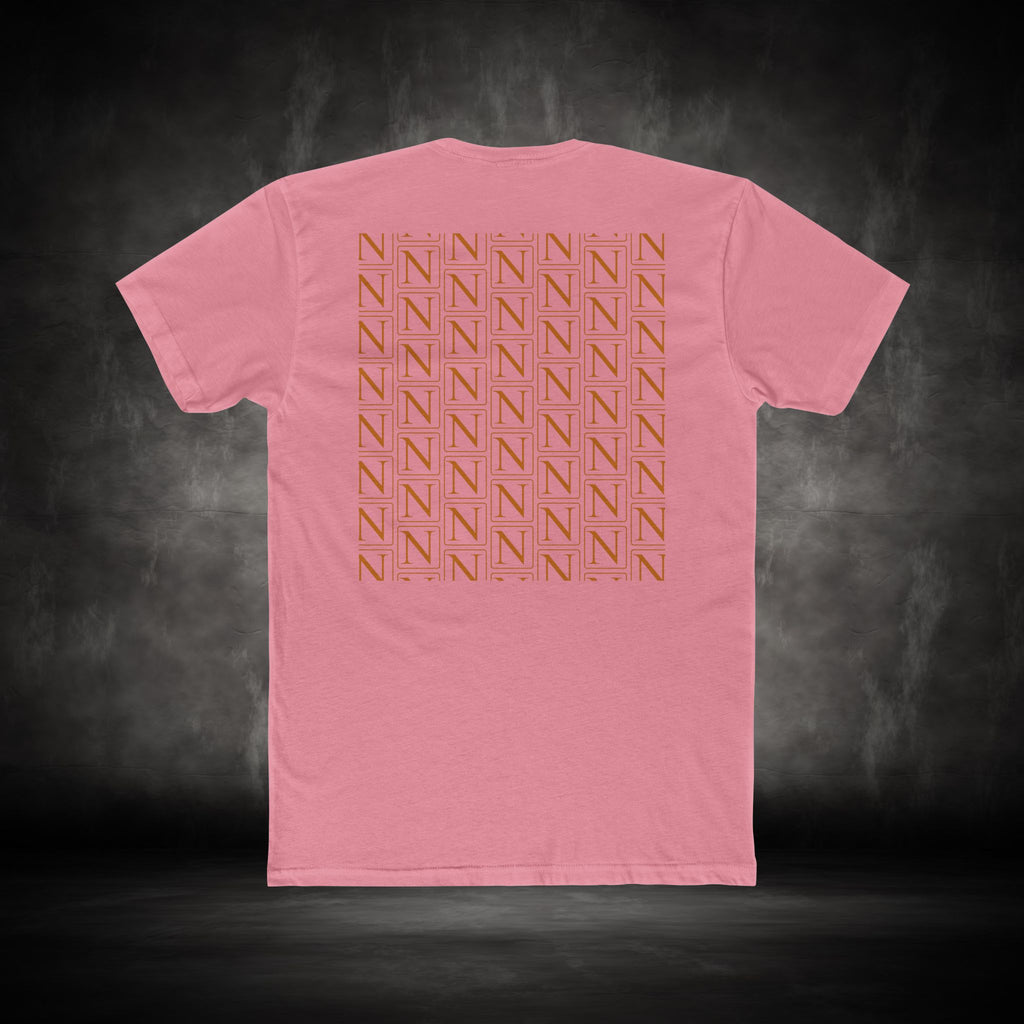 Nebula Line Minimalist Designer Cotton Crew T-Shirt